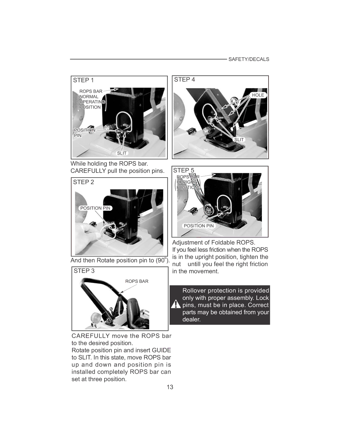 Cub Cadet 7532, 7530 manual Step 