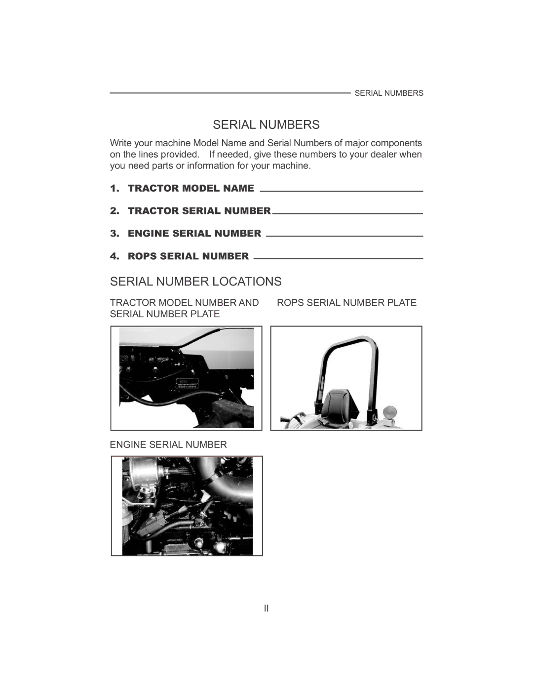 Cub Cadet 7532, 7530 manual Serial Numbers 