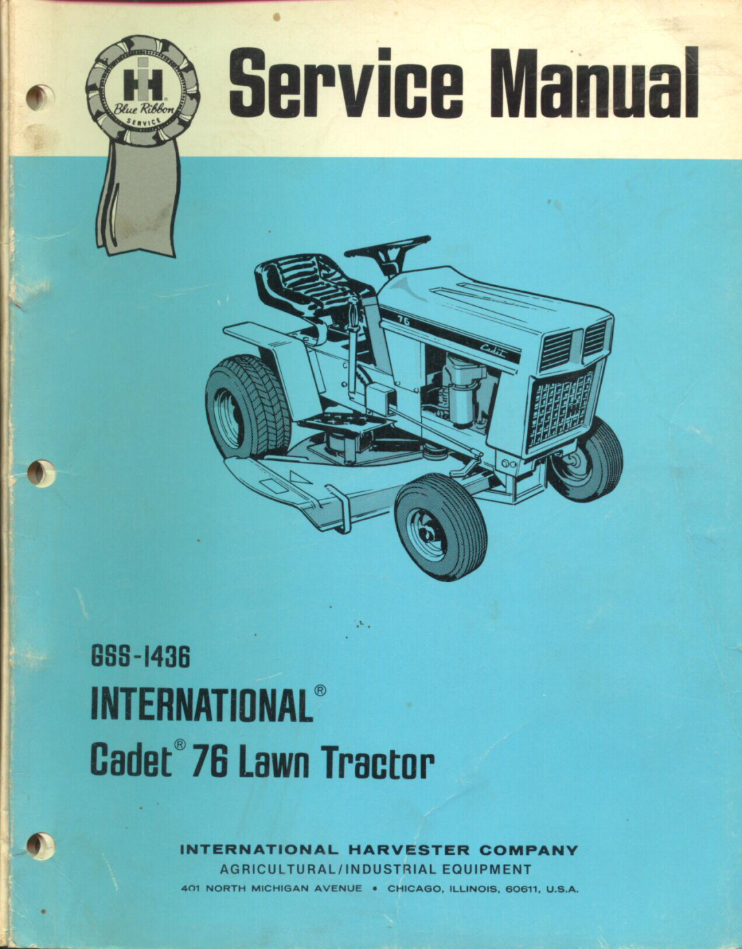 Cub Cadet 76 manual 