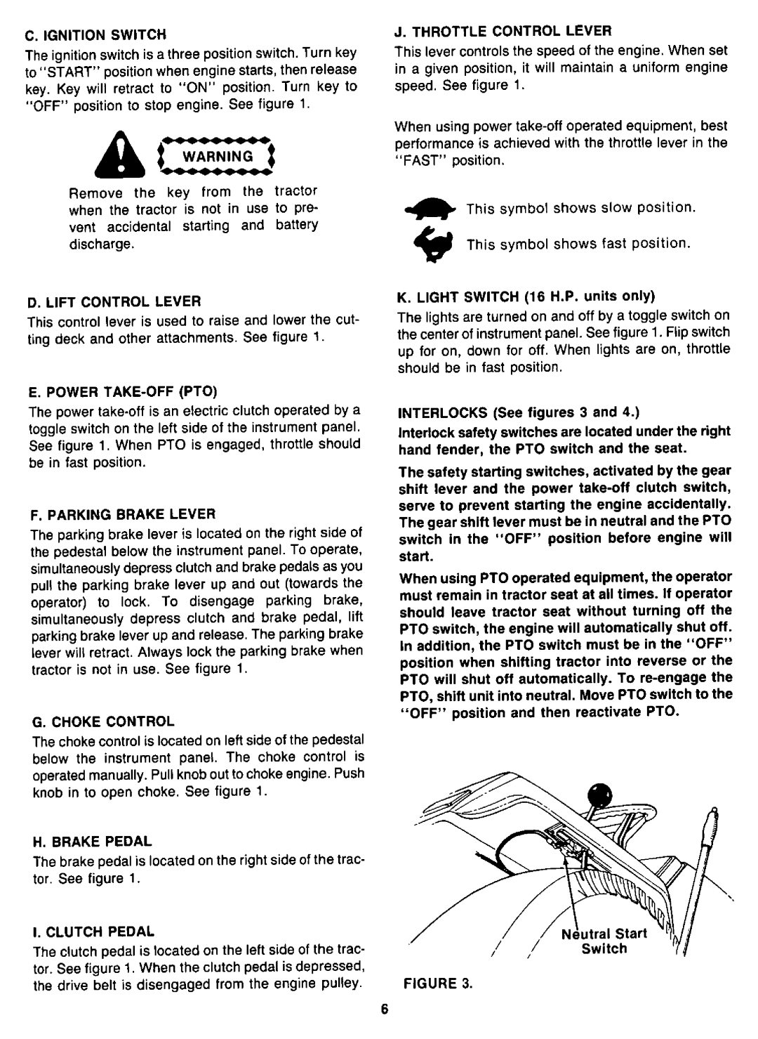 Cub Cadet 805 (192), 1605 (392), 1105 (292) manual 