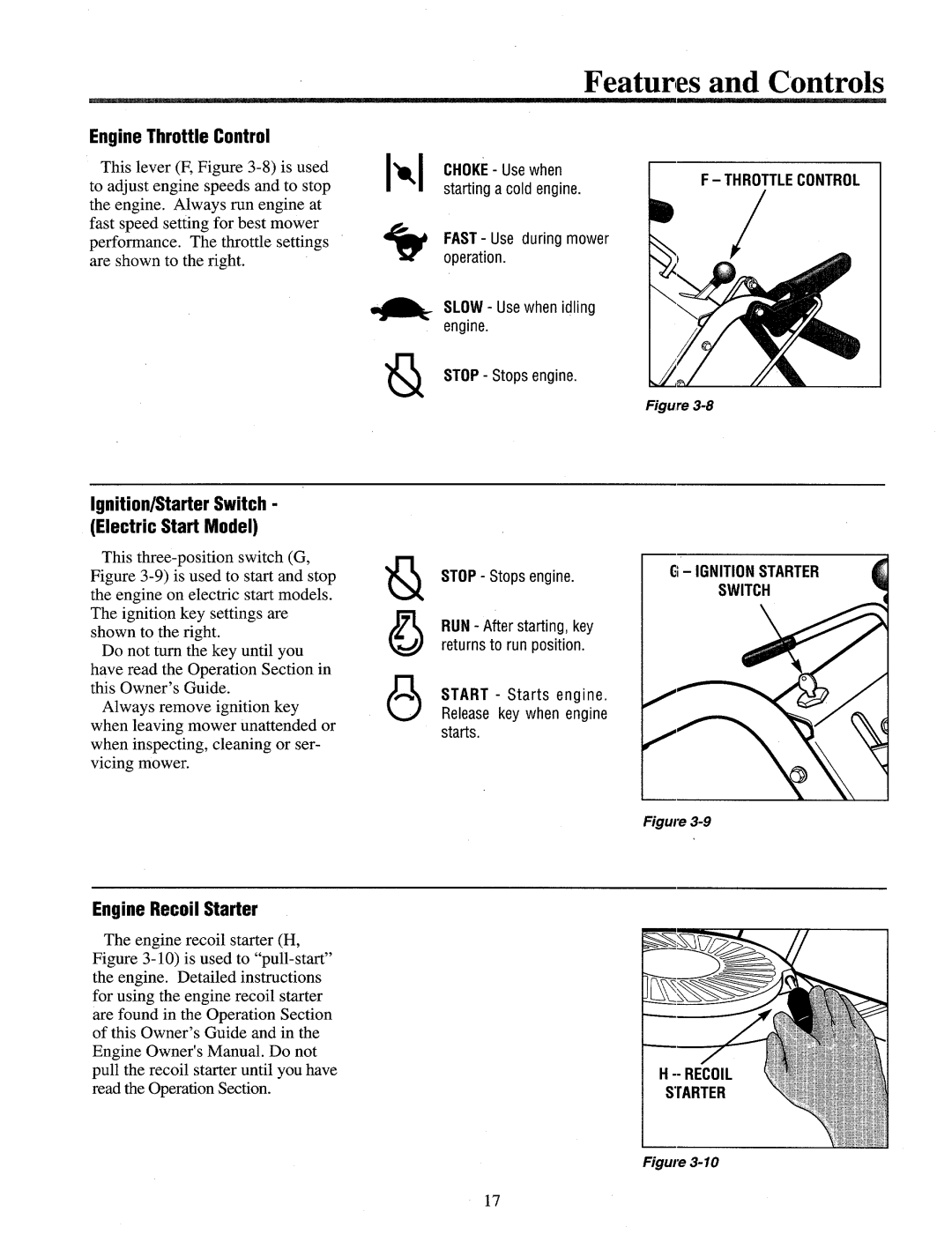 Cub Cadet 833R, 833E manual 
