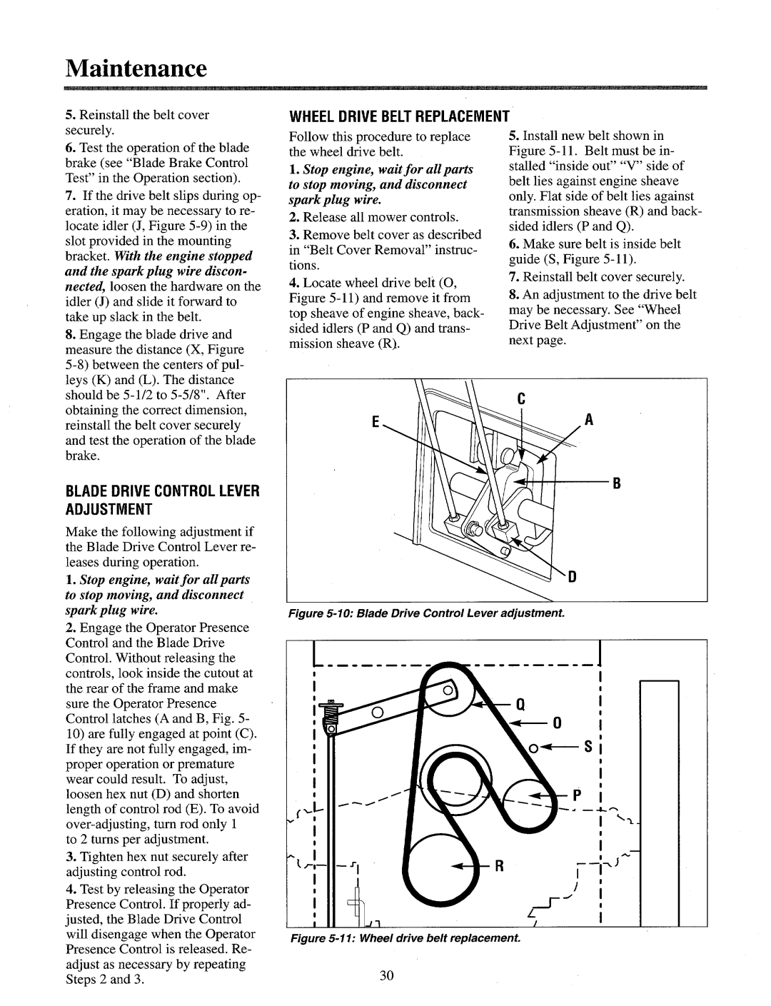 Cub Cadet 833E, 833R manual 