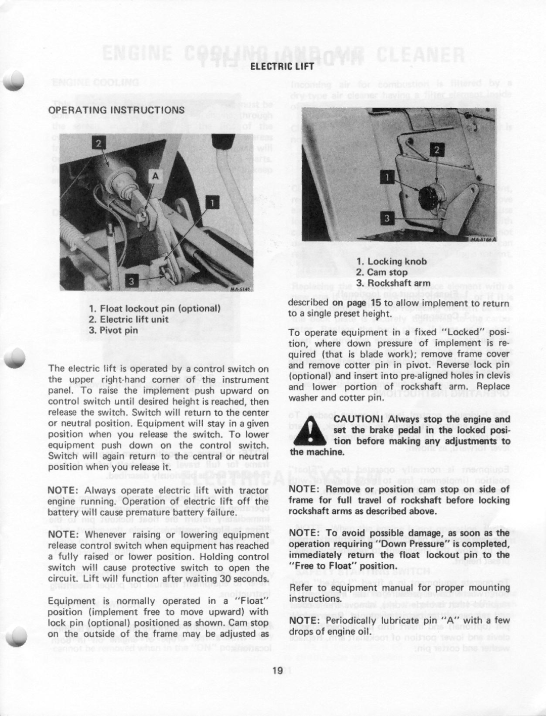 Cub Cadet 149, 86, 128, 129, 169, 108 manual 