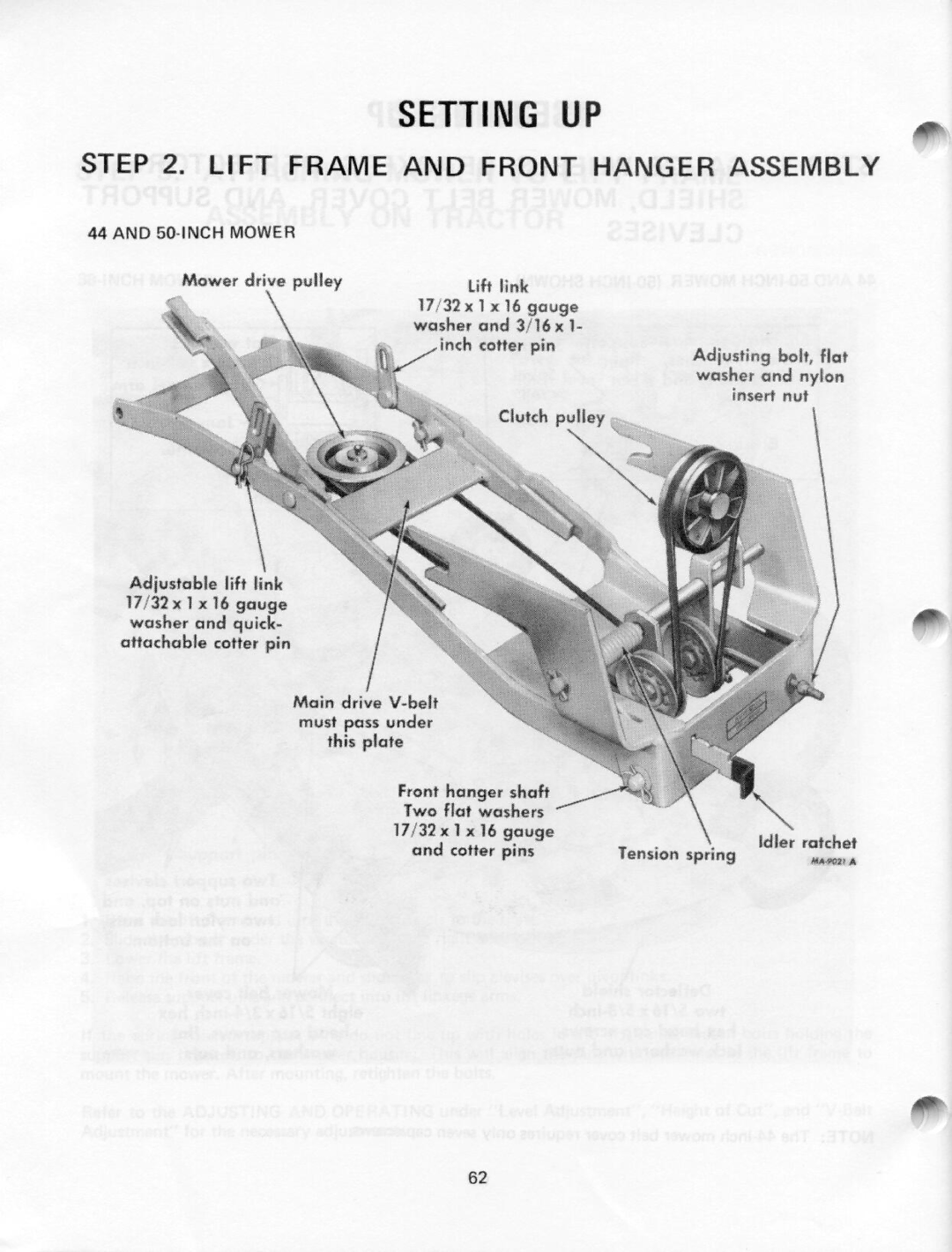 Cub Cadet 108, 86, 128, 129, 169, 149 manual 