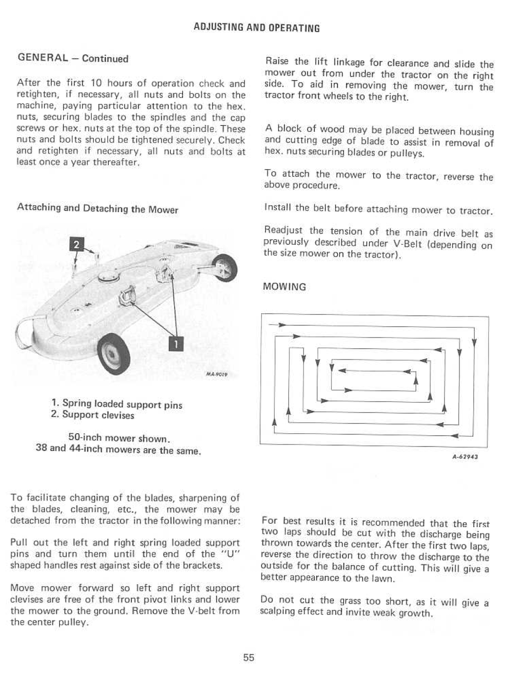 Cub Cadet 169, 86, 128, 129, 149, 108 manual 