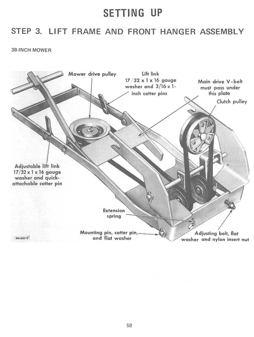 Cub Cadet 86, 128, 129, 169, 149, 108 manual 