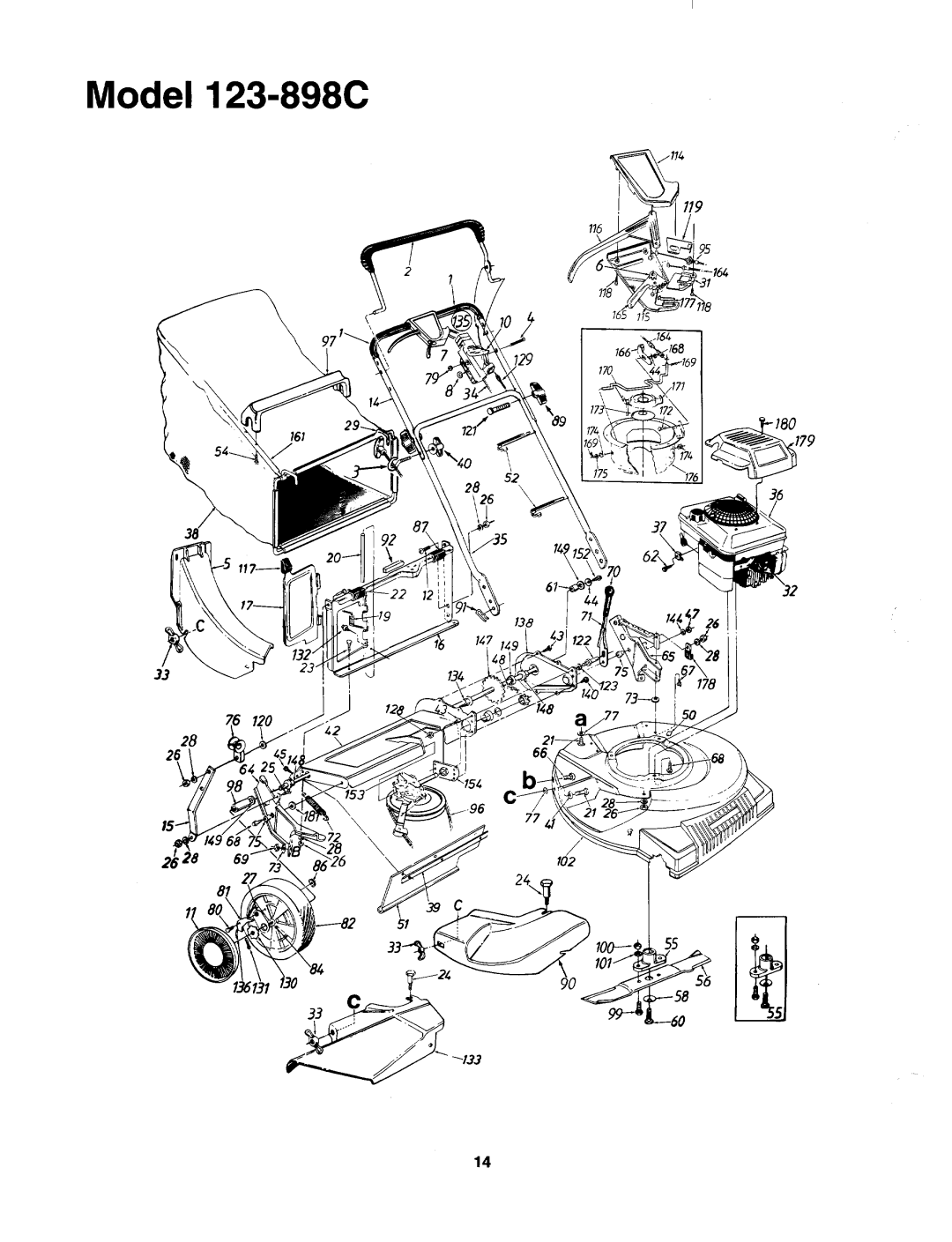 Cub Cadet 898C manual 