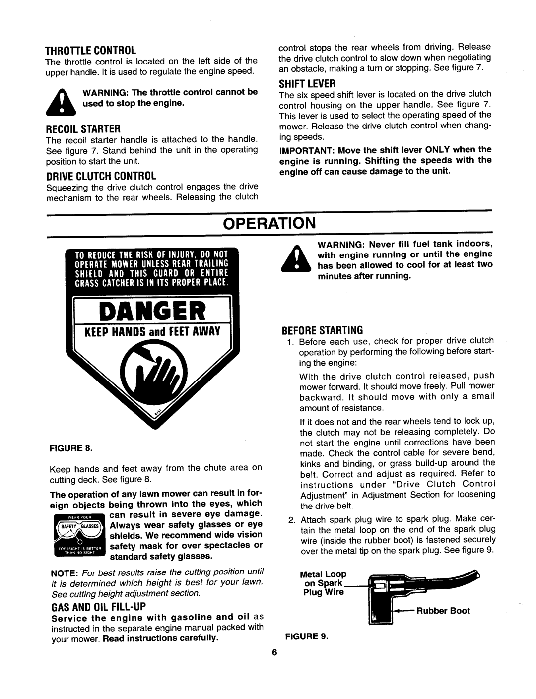 Cub Cadet 898C manual 