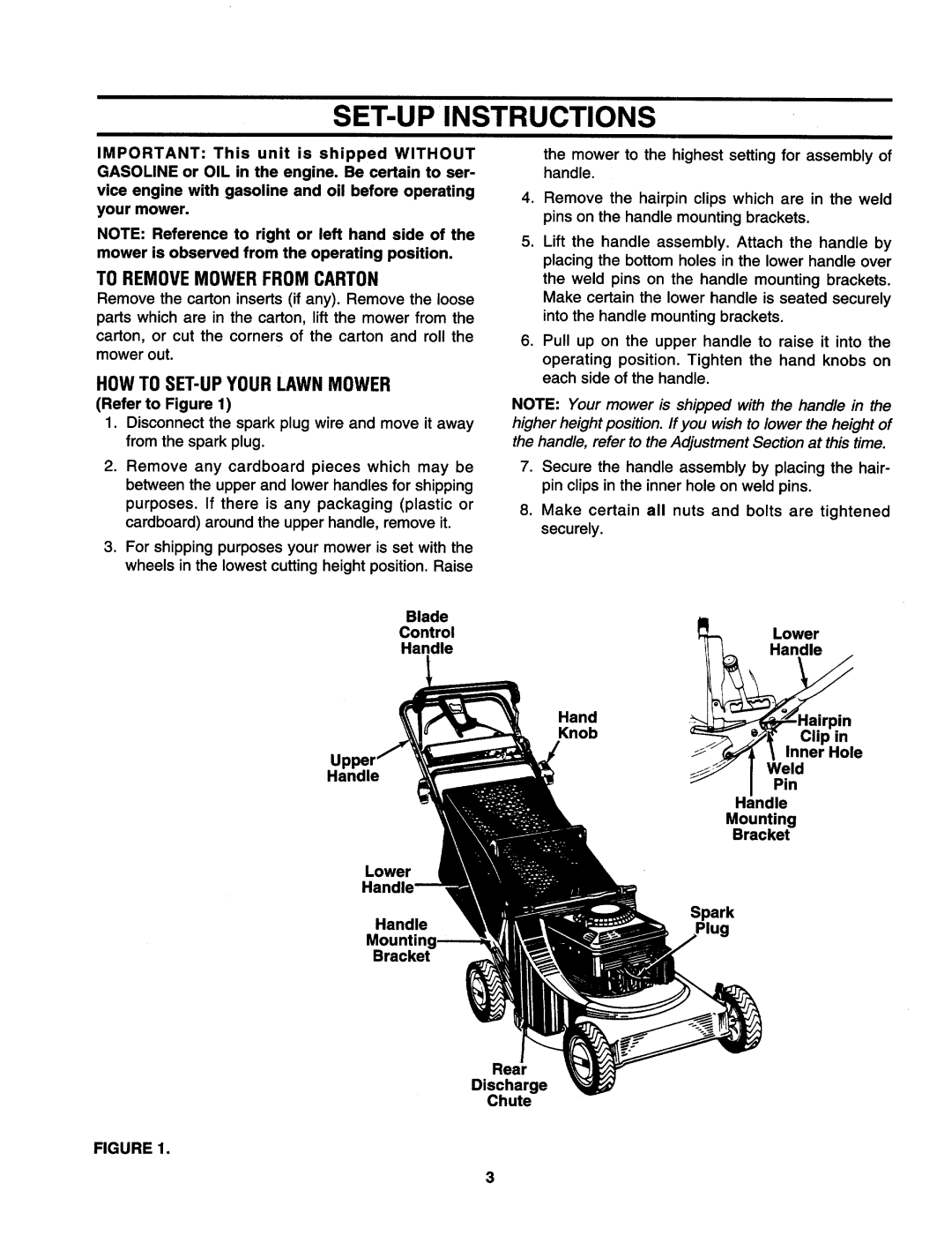 Cub Cadet 898E manual 