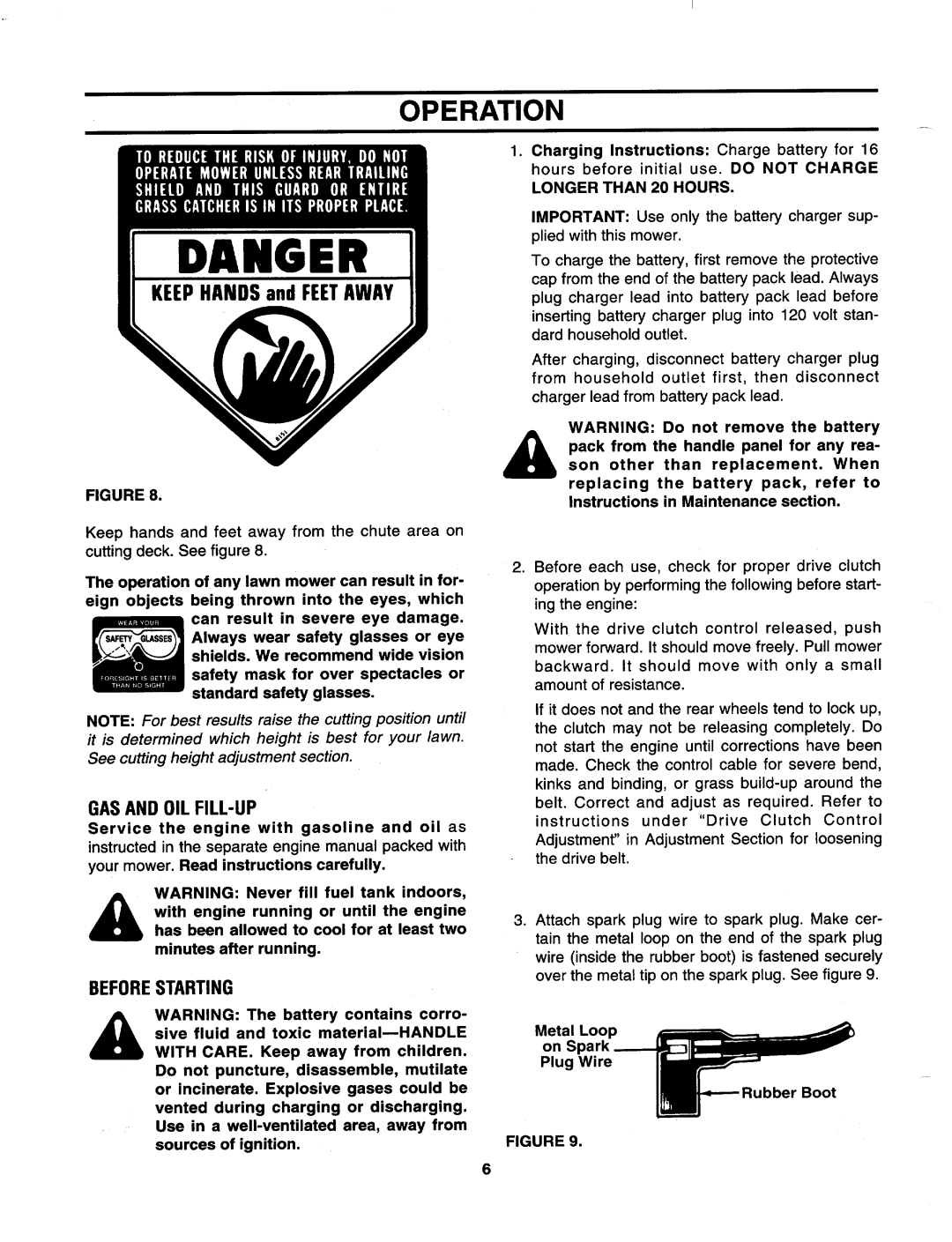 Cub Cadet 898E manual 