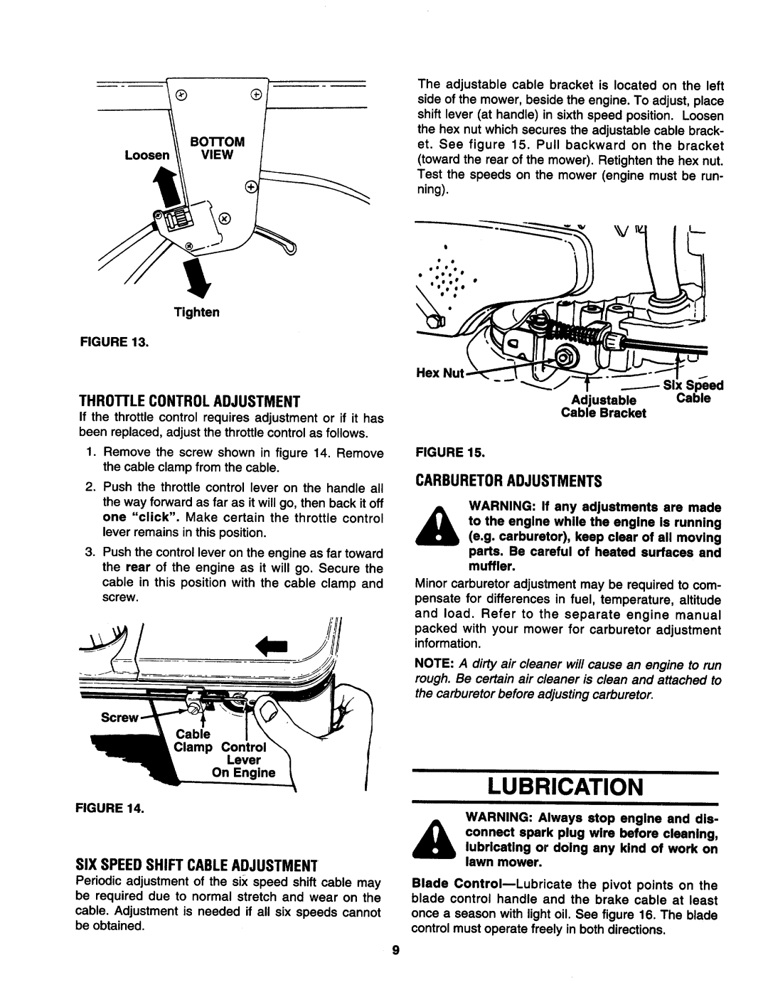 Cub Cadet 898E manual 