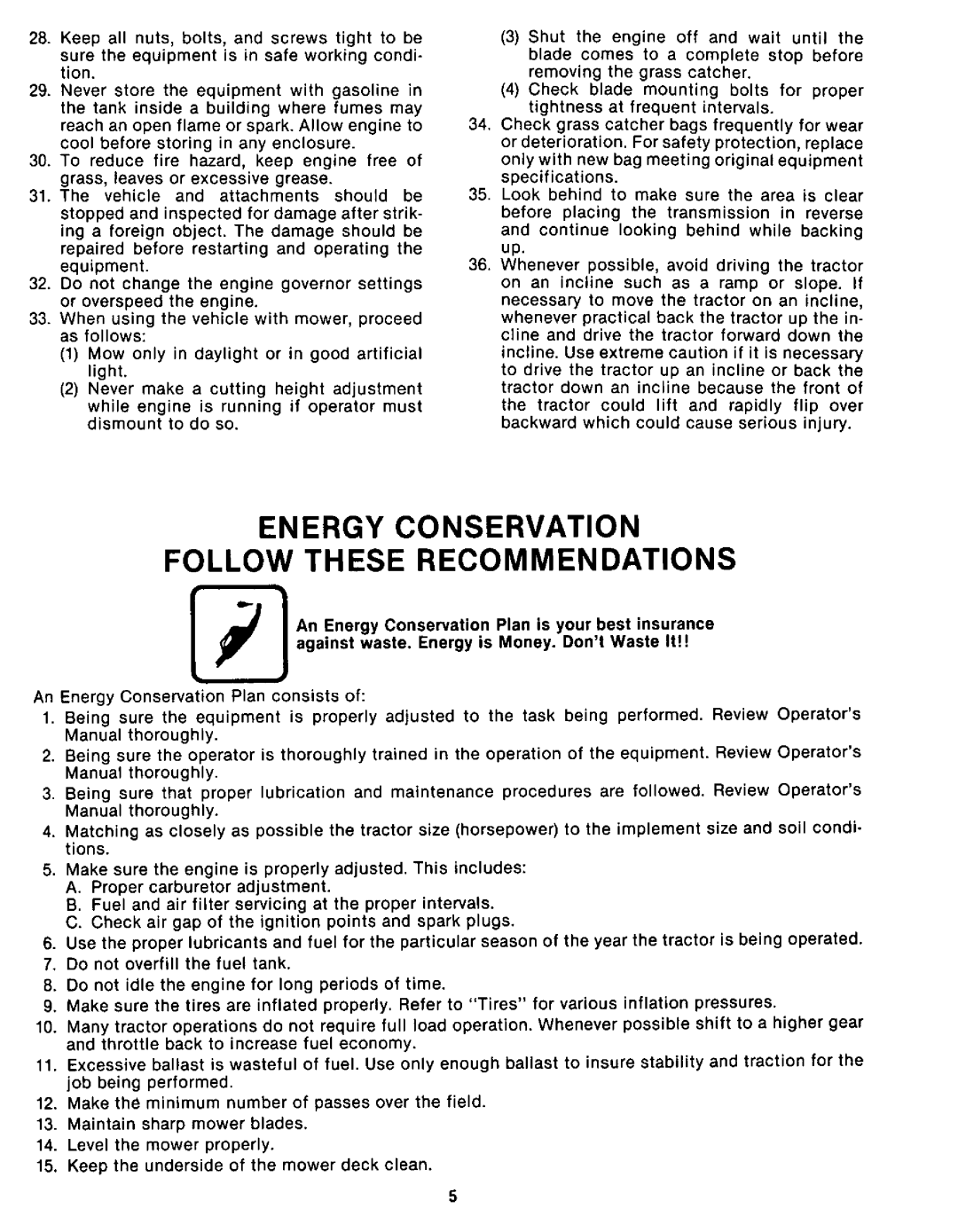 Cub Cadet 982 manual 