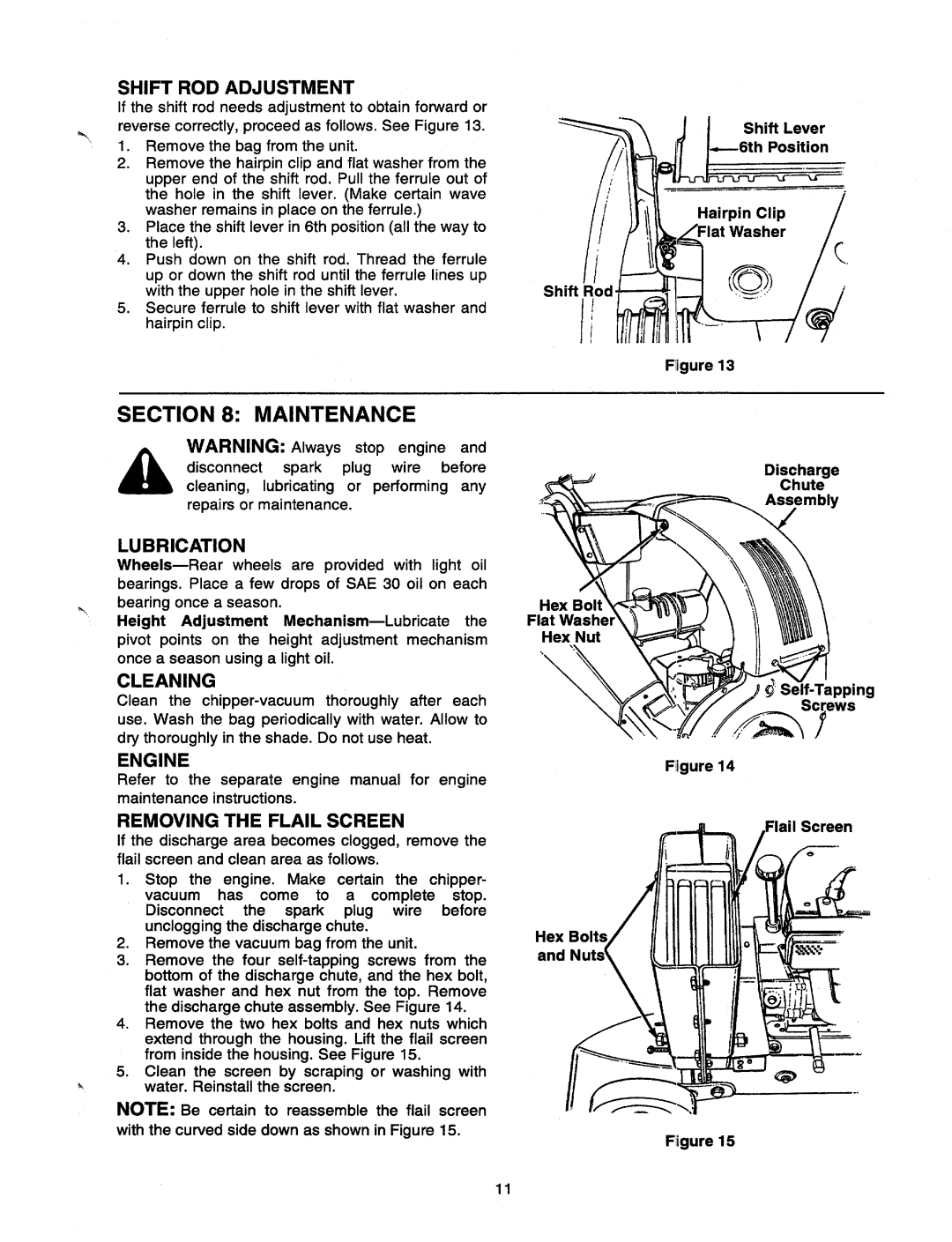 Cub Cadet CSV 260 manual 
