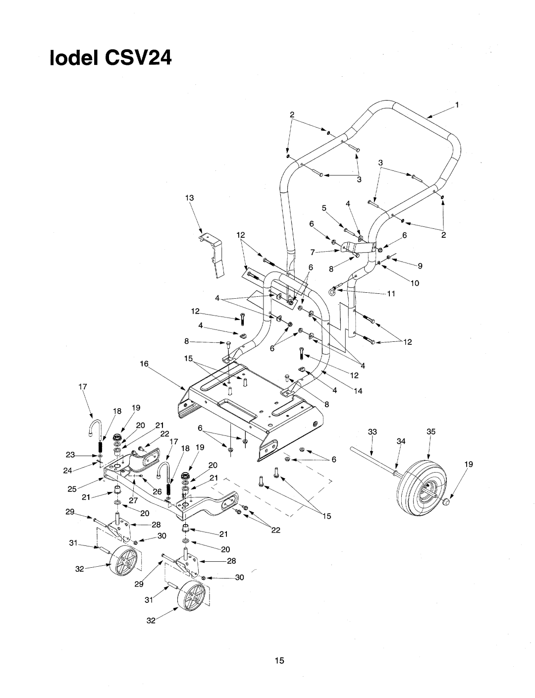 Cub Cadet CSV240 manual 