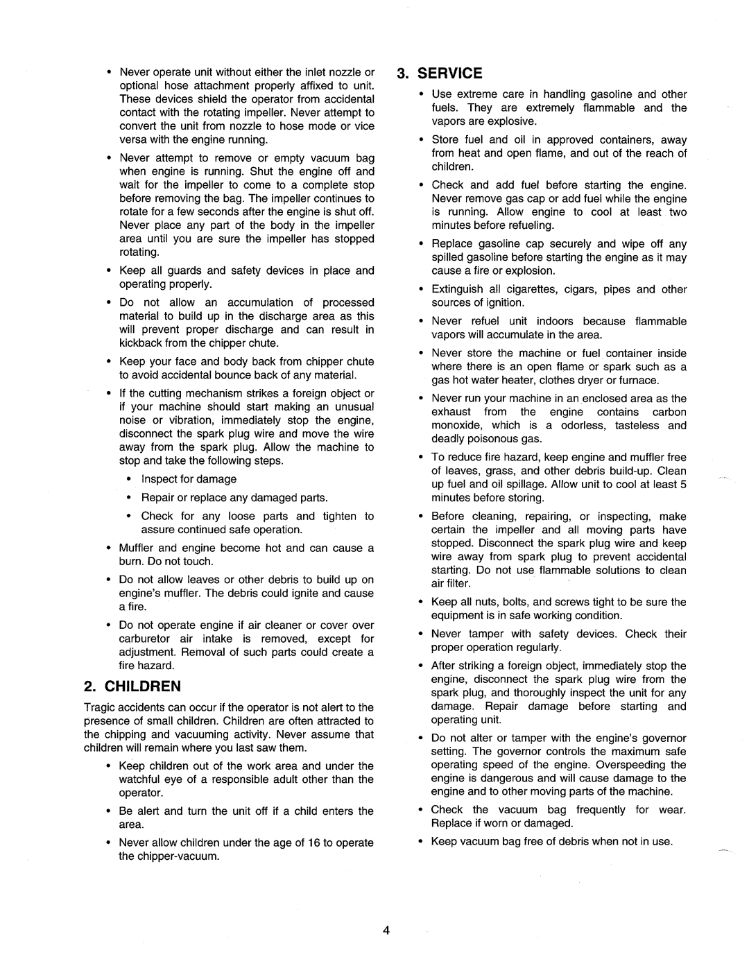 Cub Cadet CSV240 manual 