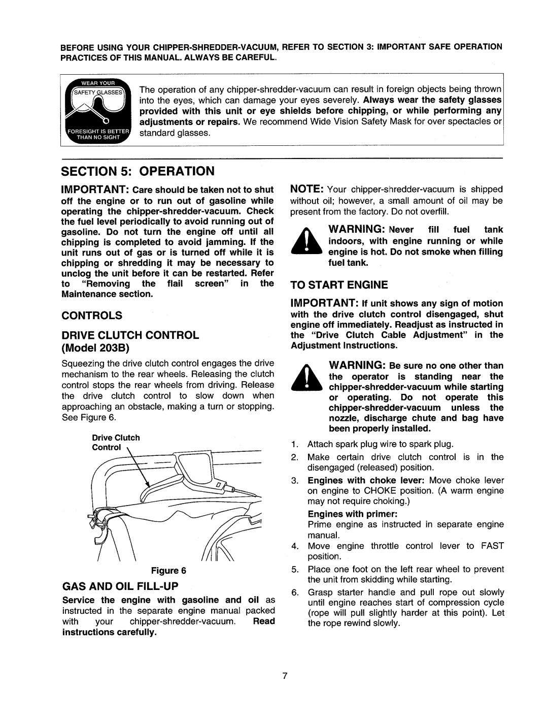 Cub Cadet CSV240 manual 