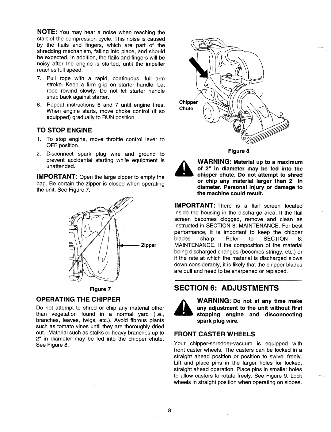 Cub Cadet CSV240 manual 