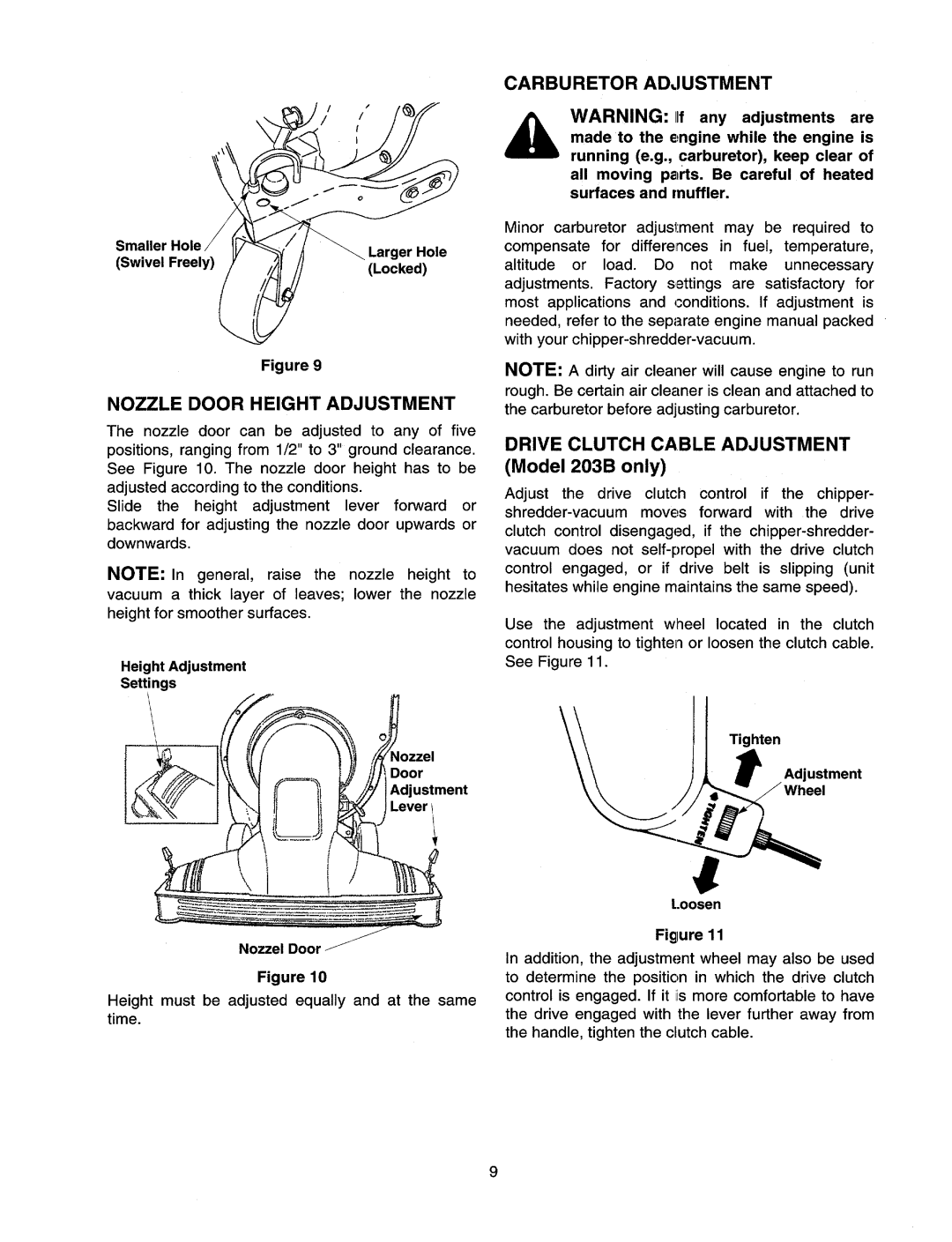 Cub Cadet CSV240 manual 