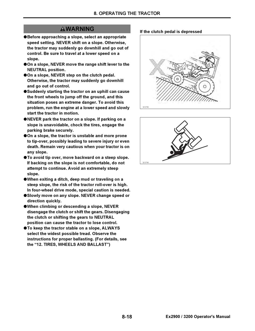 Cub Cadet EX2900, EX3200 manual 3013748 