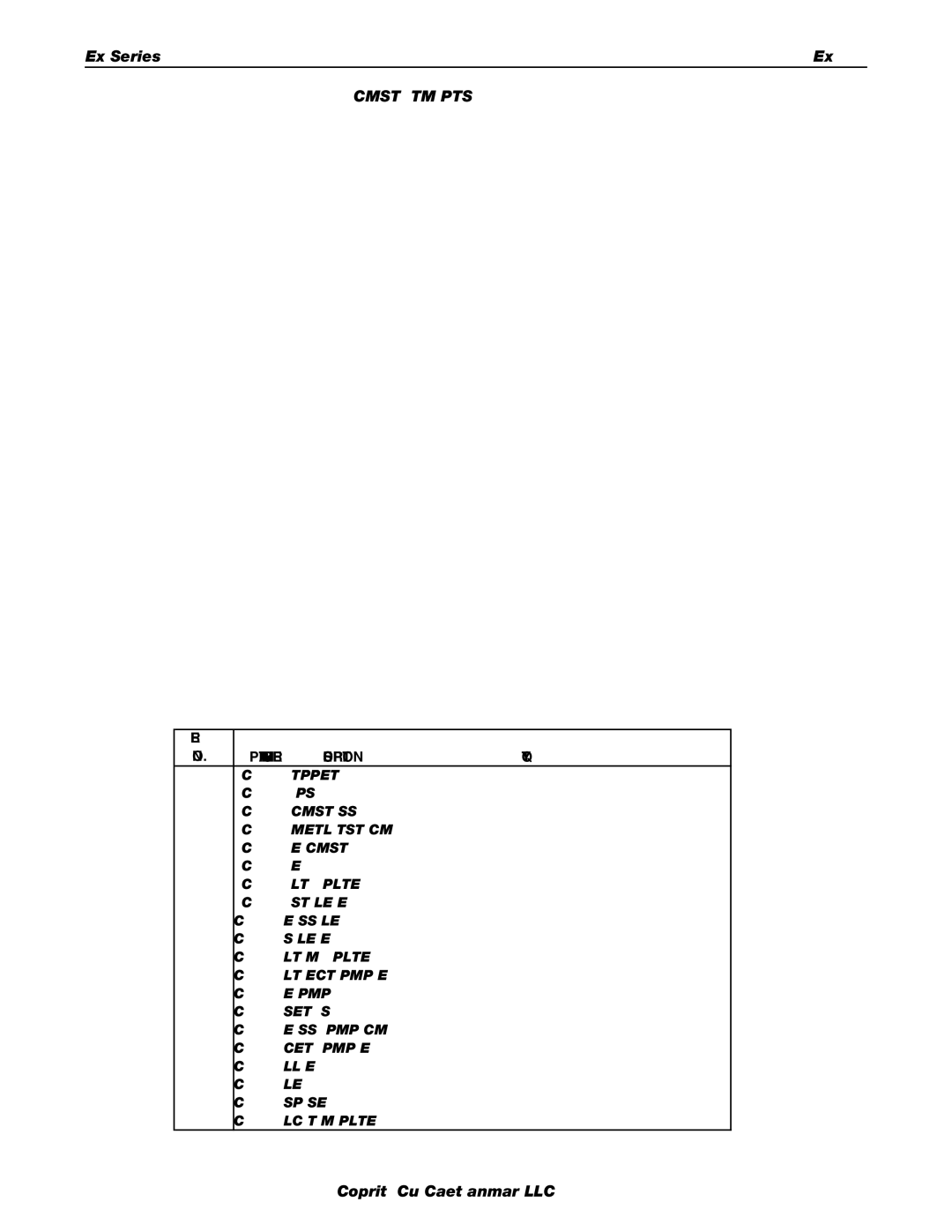 Cub Cadet Ex32002 manual Tappet 