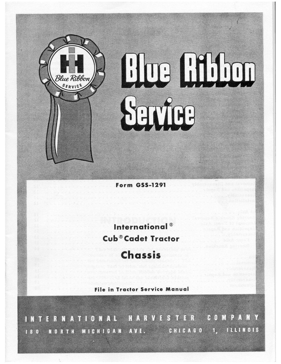 Cub Cadet GSS-1291 manual 