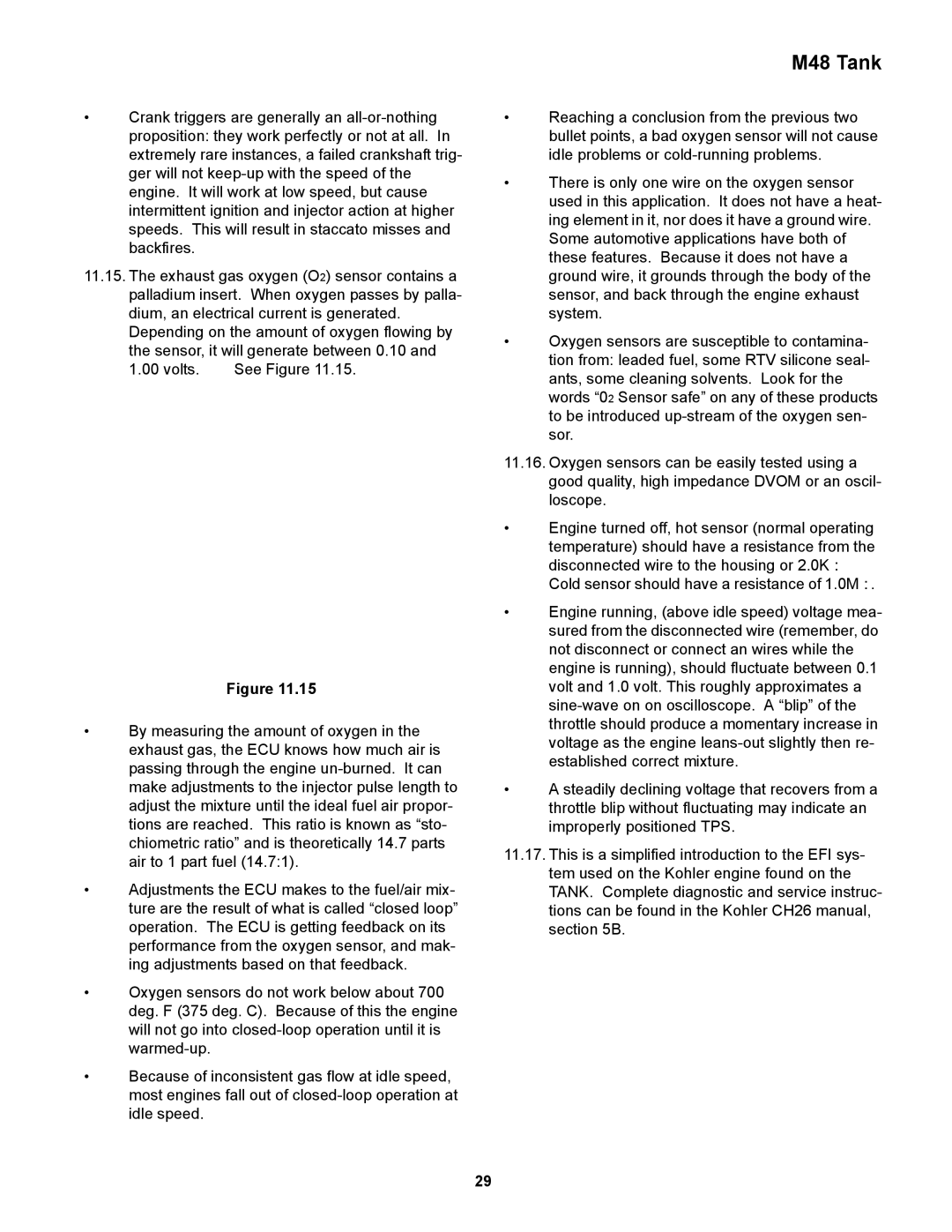 Cub Cadet service manual M48 Tank 