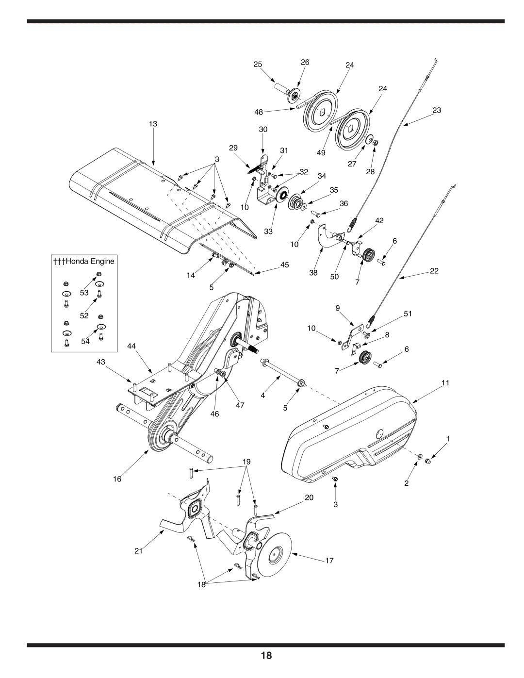 Cub Cadet Series 390 warranty †††Honda Engine 