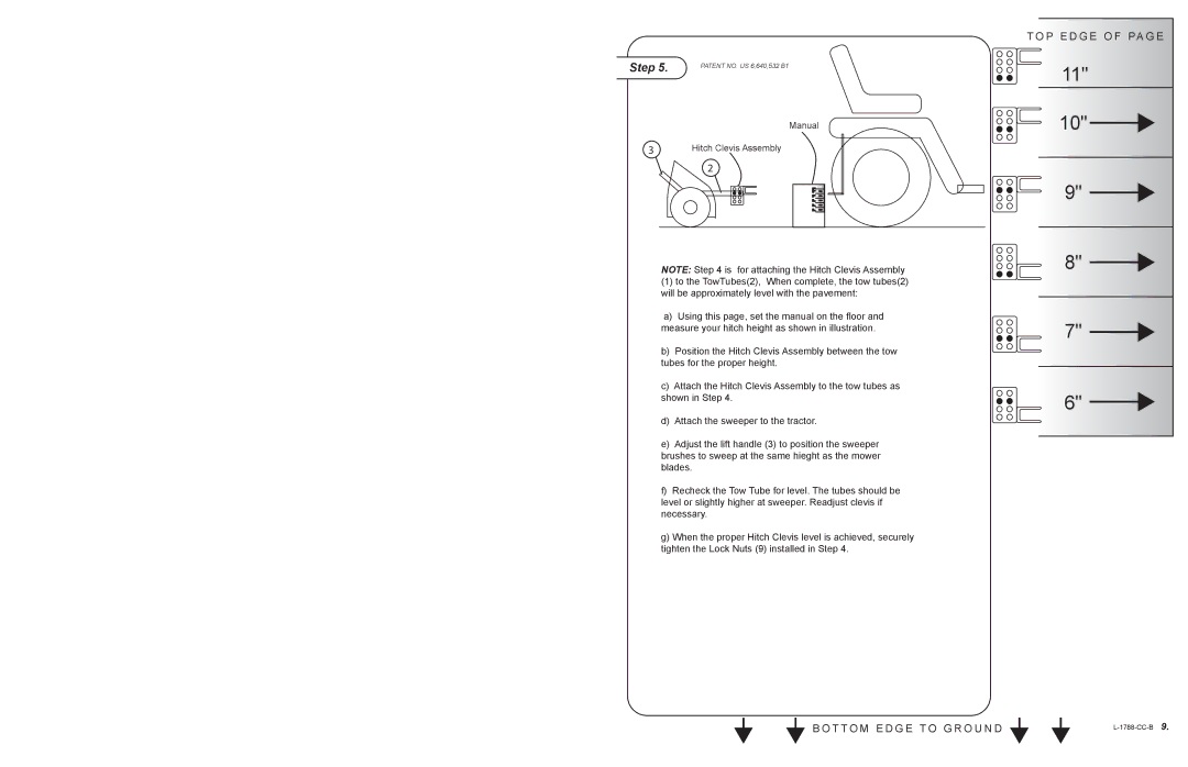 Cub Cadet SW-15CC owner manual T T O M E D G E T O G R O U N D 