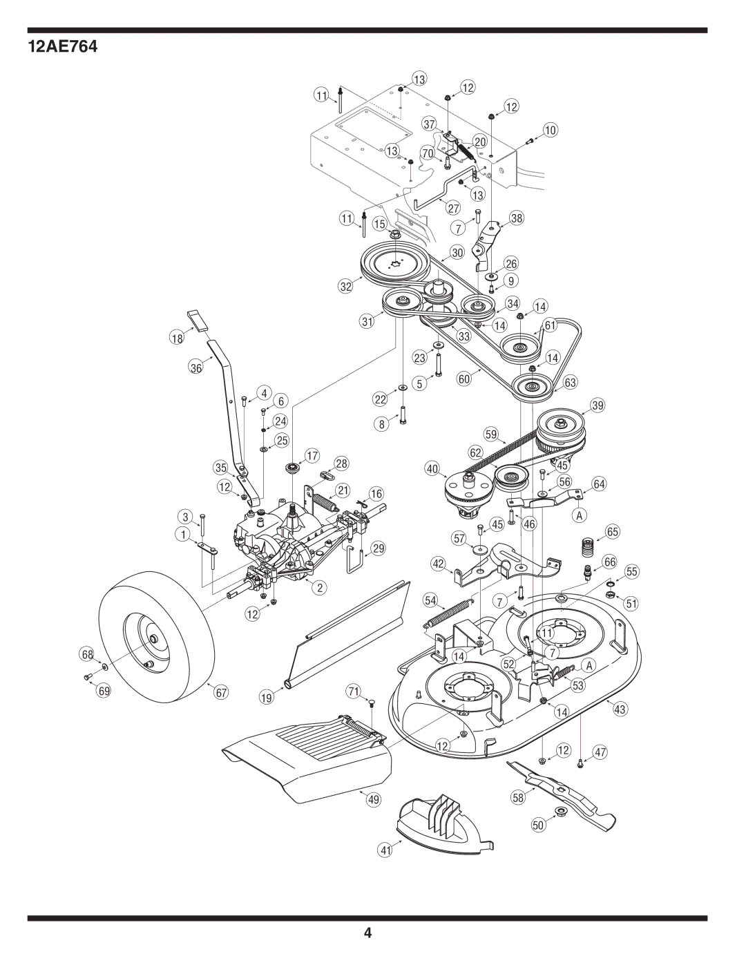 Cub Cadet Time Saver manual 12AE764 