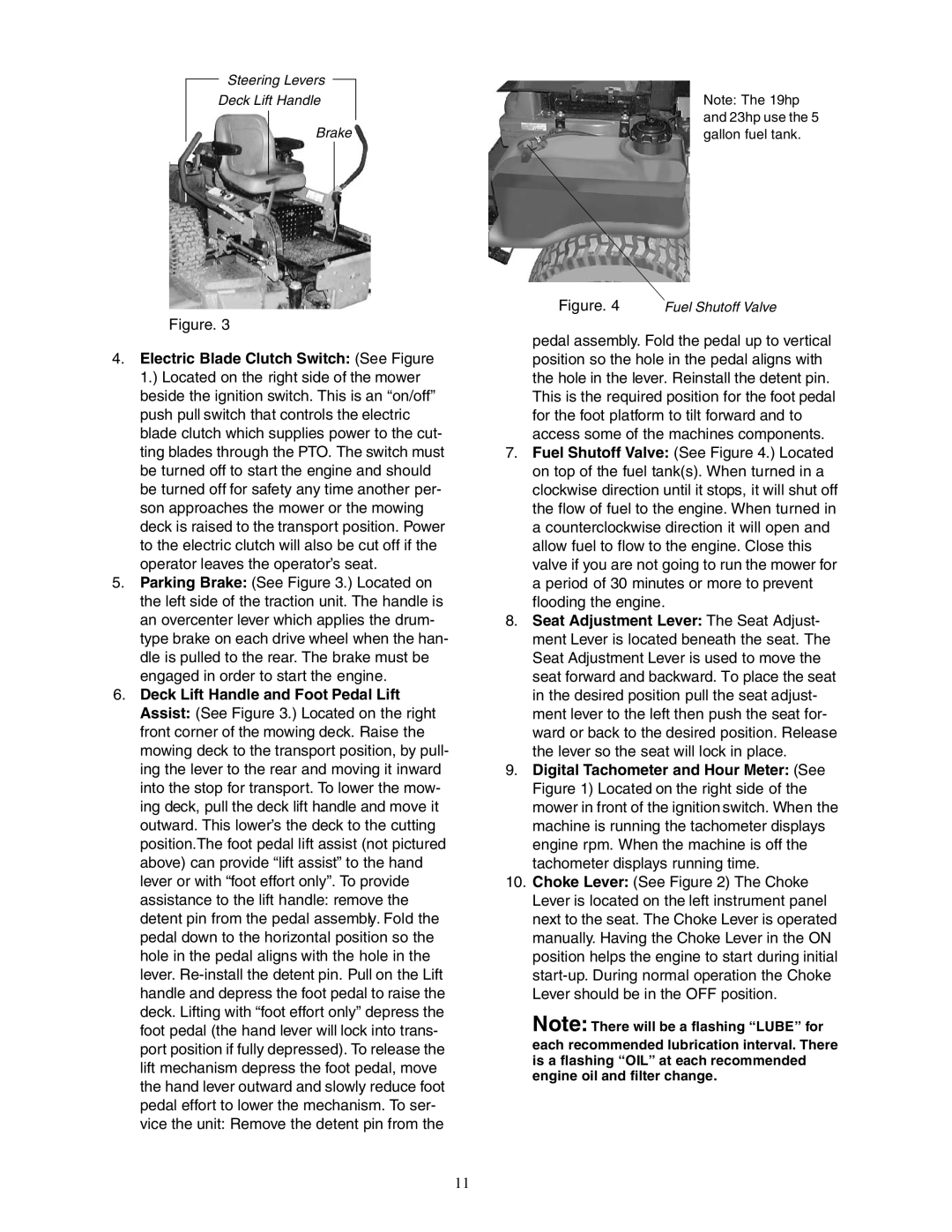 Cub Cadet Zero-Turn Commercial Riding Mower service manual Figure Fuel Shutoff Valve 