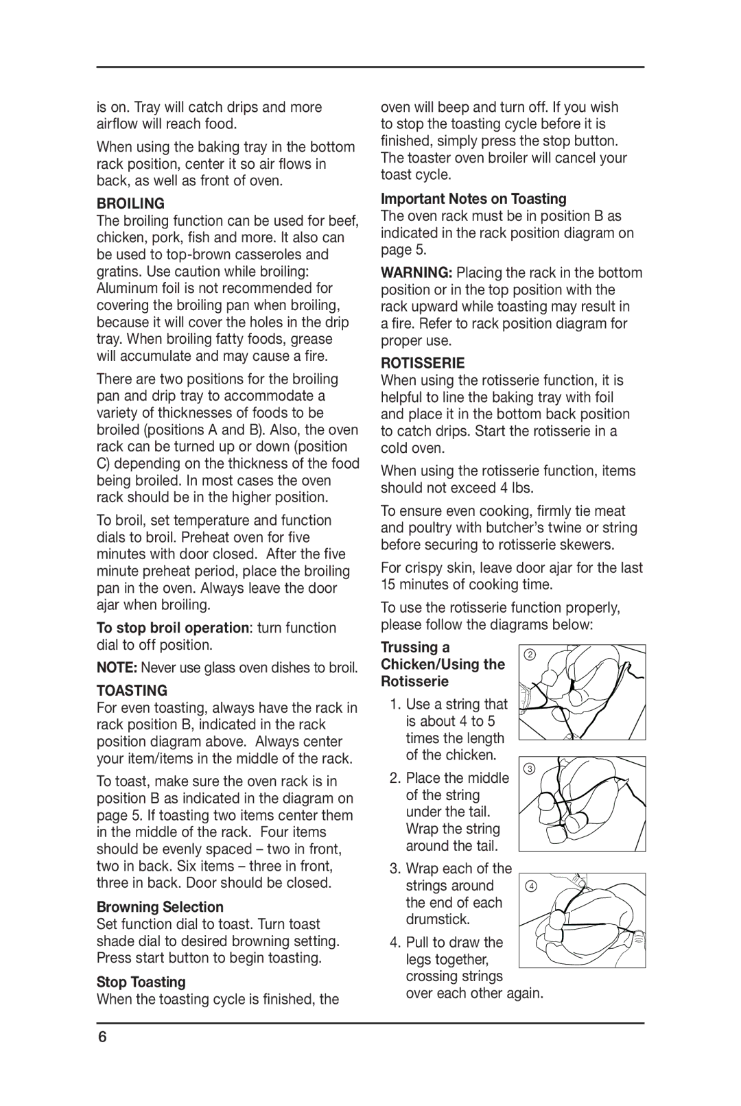 Cuisinart BRK-300 manual Broiling 