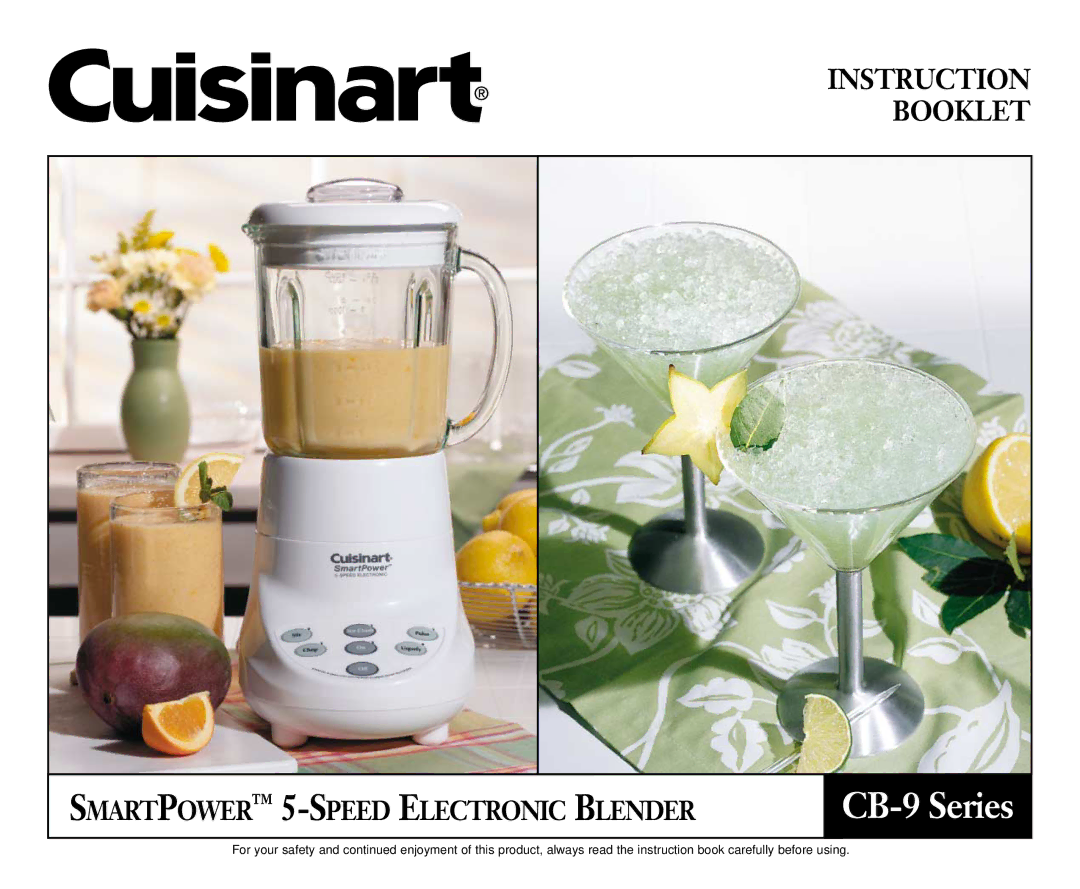 Cuisinart manual CB-9 Series 