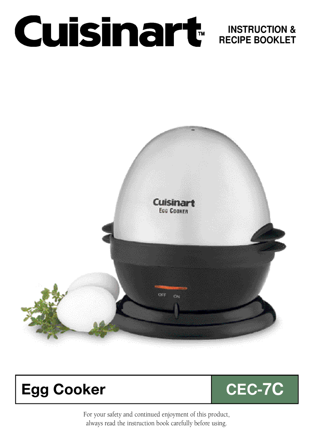 Cuisinart CEC-7C manual CEC- 7C 