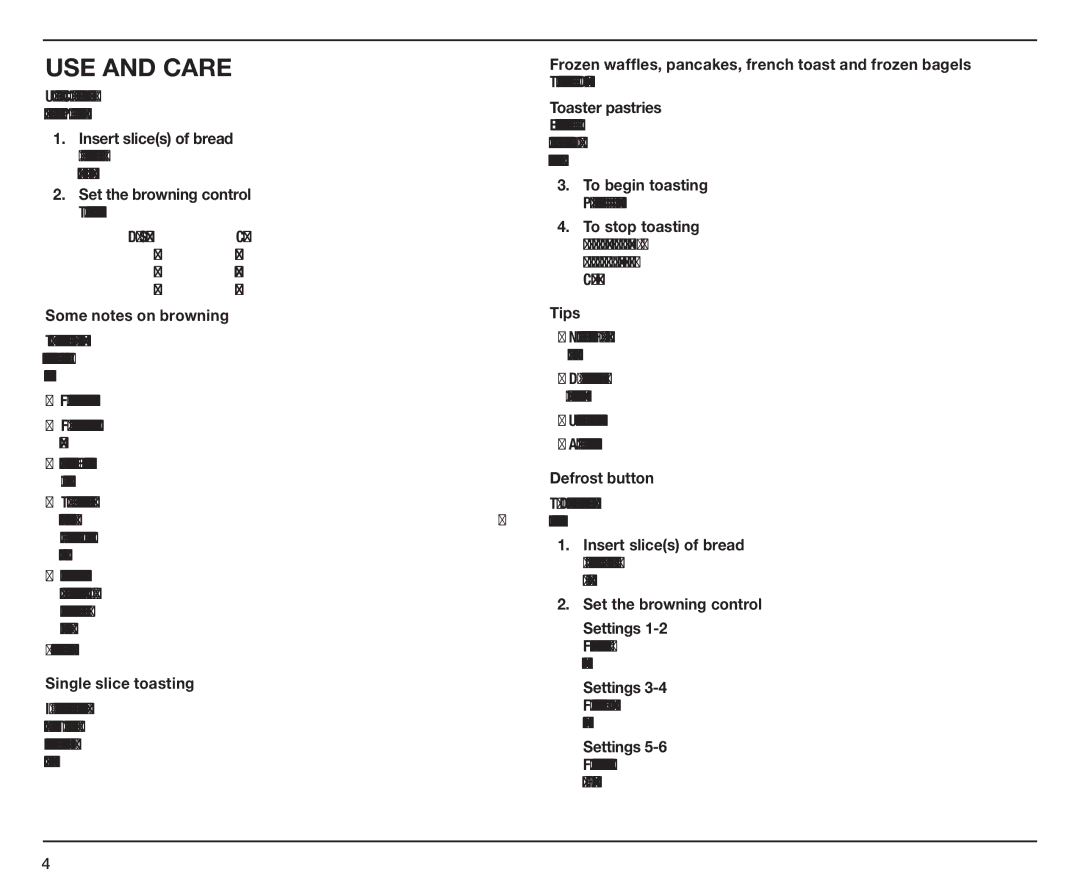 Cuisinart CPT-170 manual USE and Care, Some notes on browning 