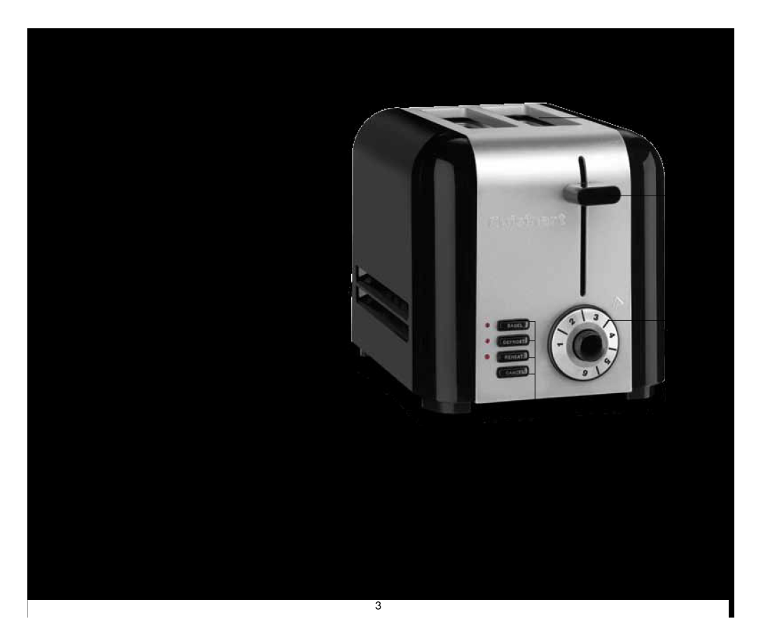 Cuisinart Classic 2-Slice Toaster, CPT-320 manual Features And Benefits 