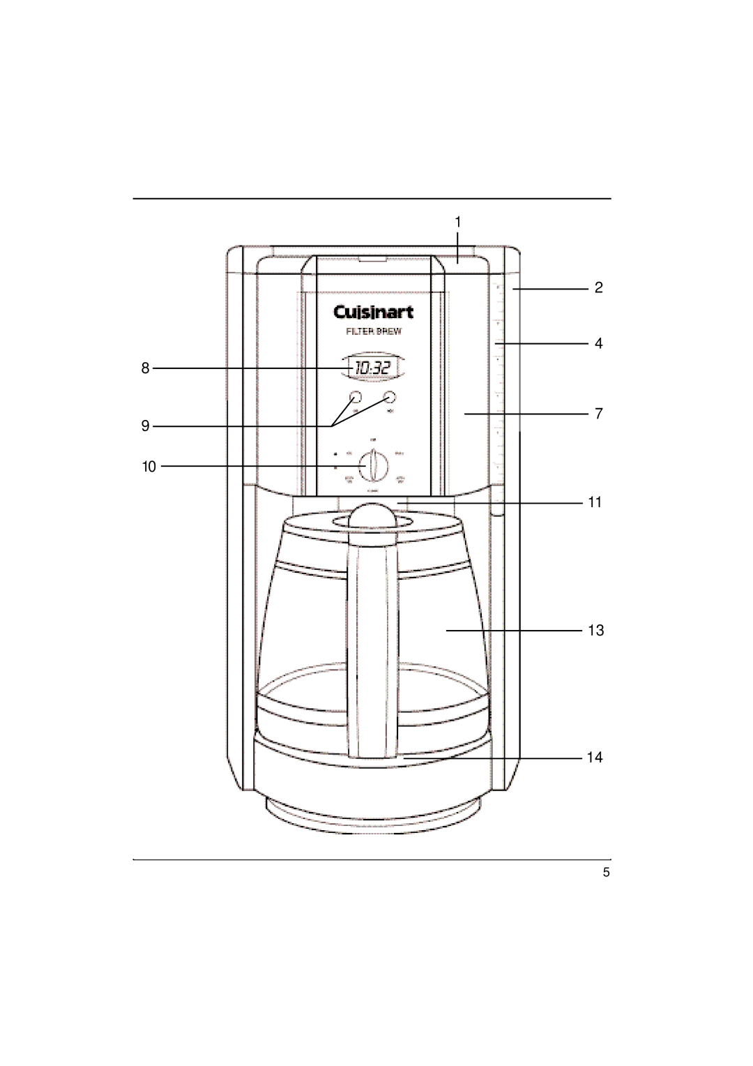 Cuisinart DCC-1000, 73289 manual 