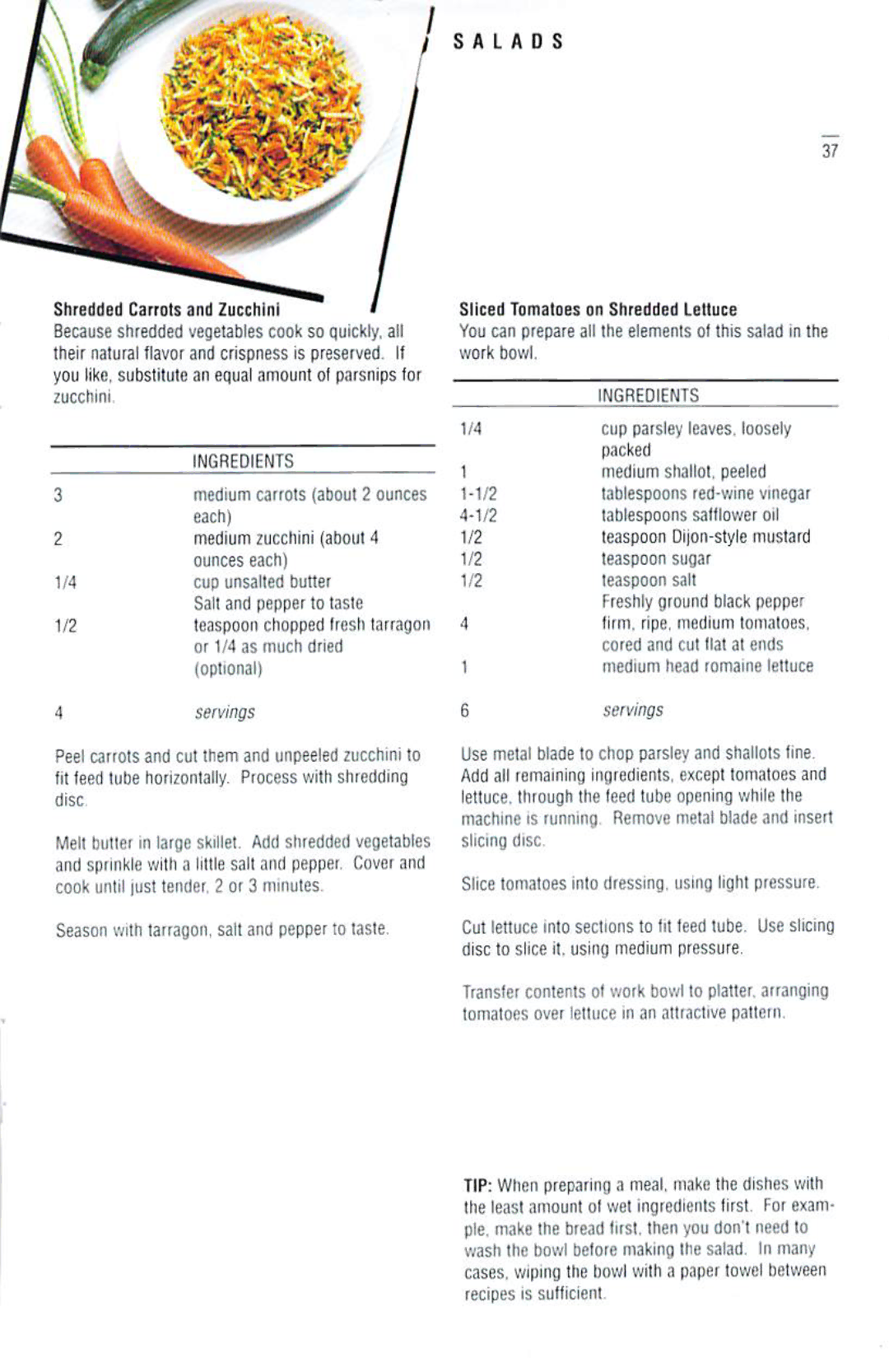 Cuisinart DLC-10S manual Teaspoon Dijon-style mustard 