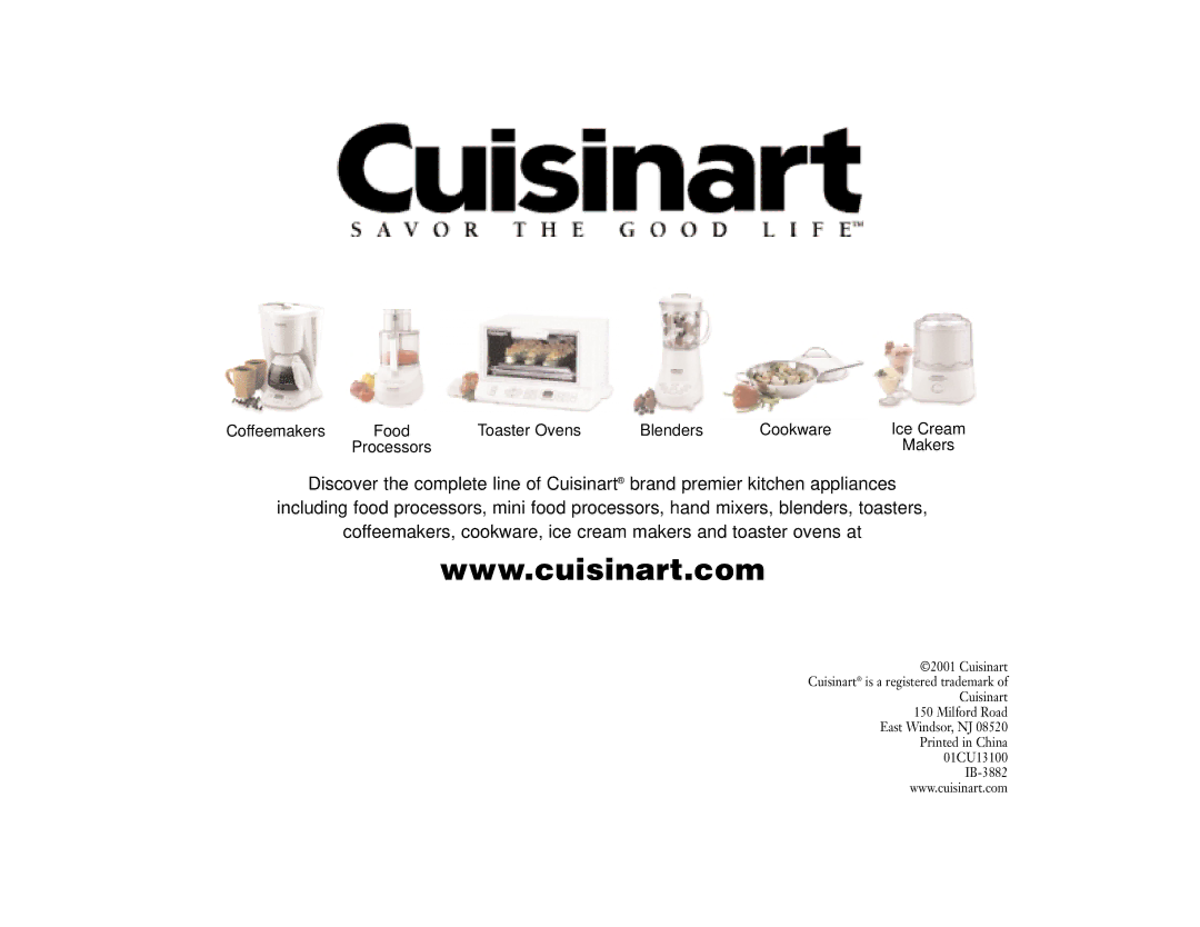 Cuisinart DTC-950 manual Coffeemakers 