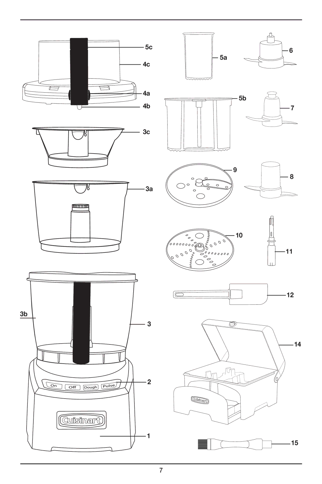 Cuisinart FP-14 manual 