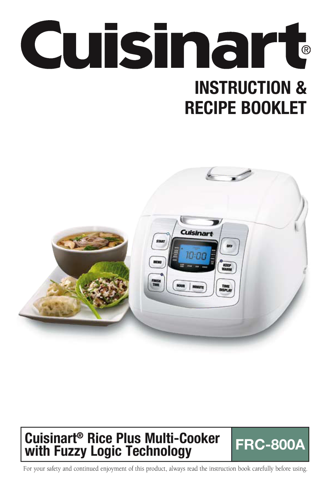 Cuisinart FRC-800A manual 