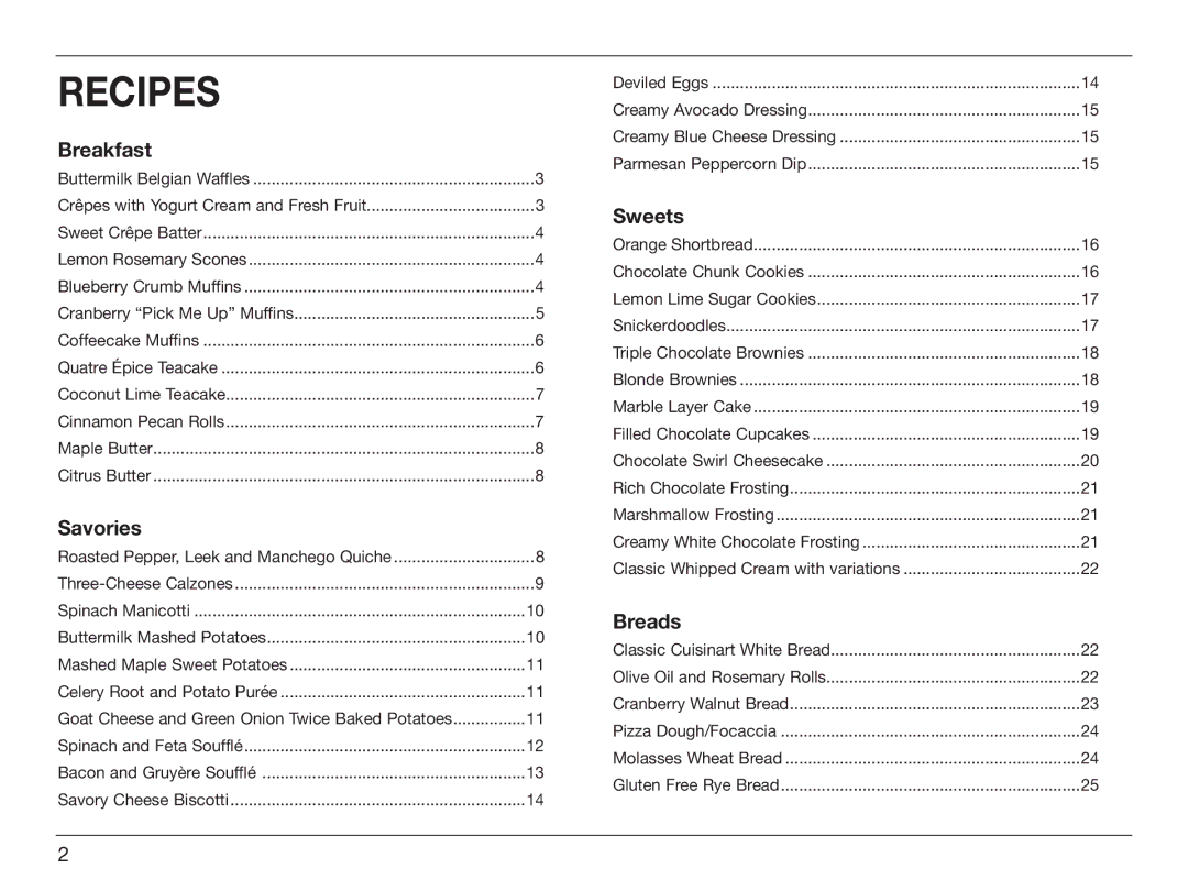 Cuisinart HM-90S manual Recipes 