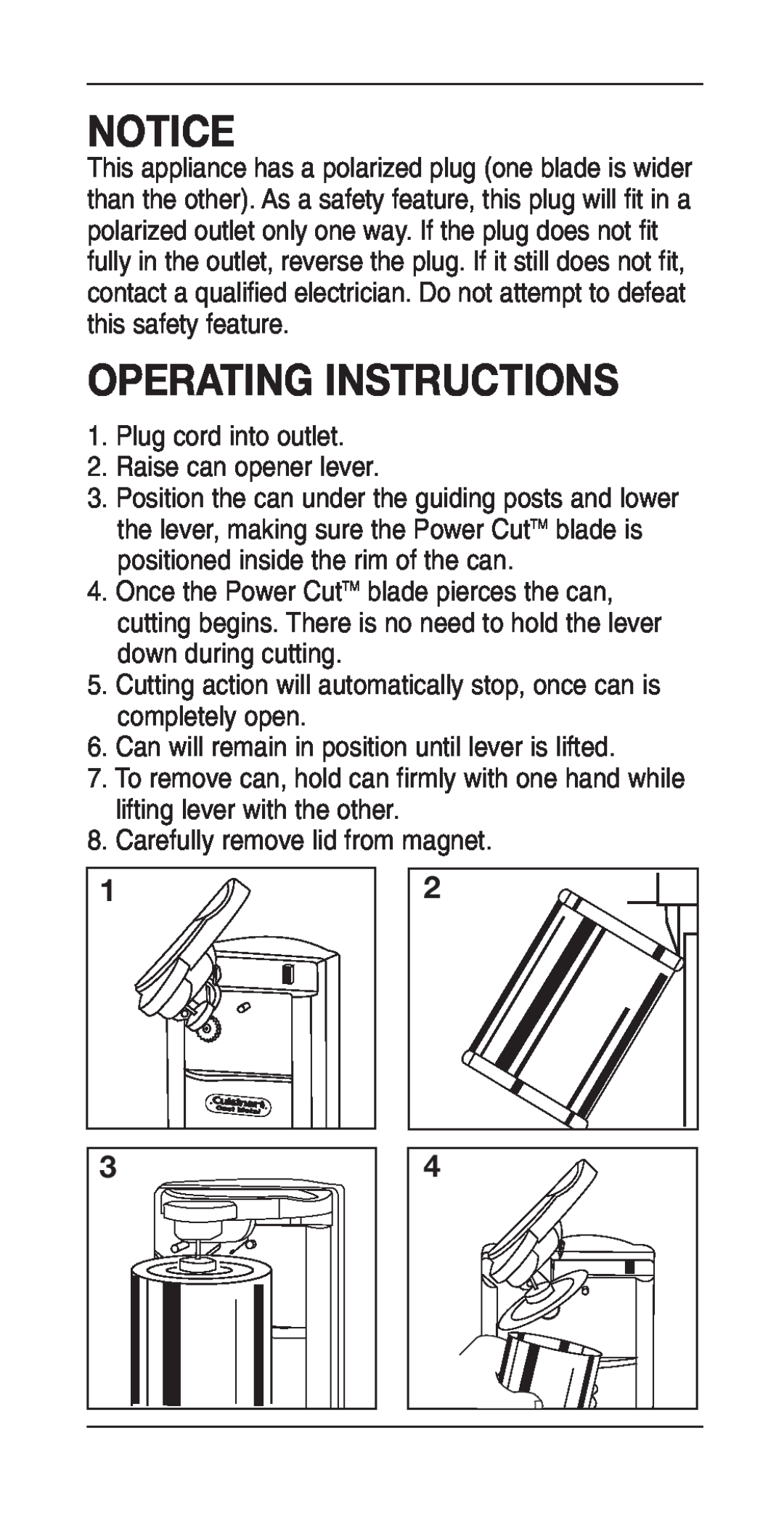 Cuisinart DCO-24, IB-3853BFT manual Operating Instructions 