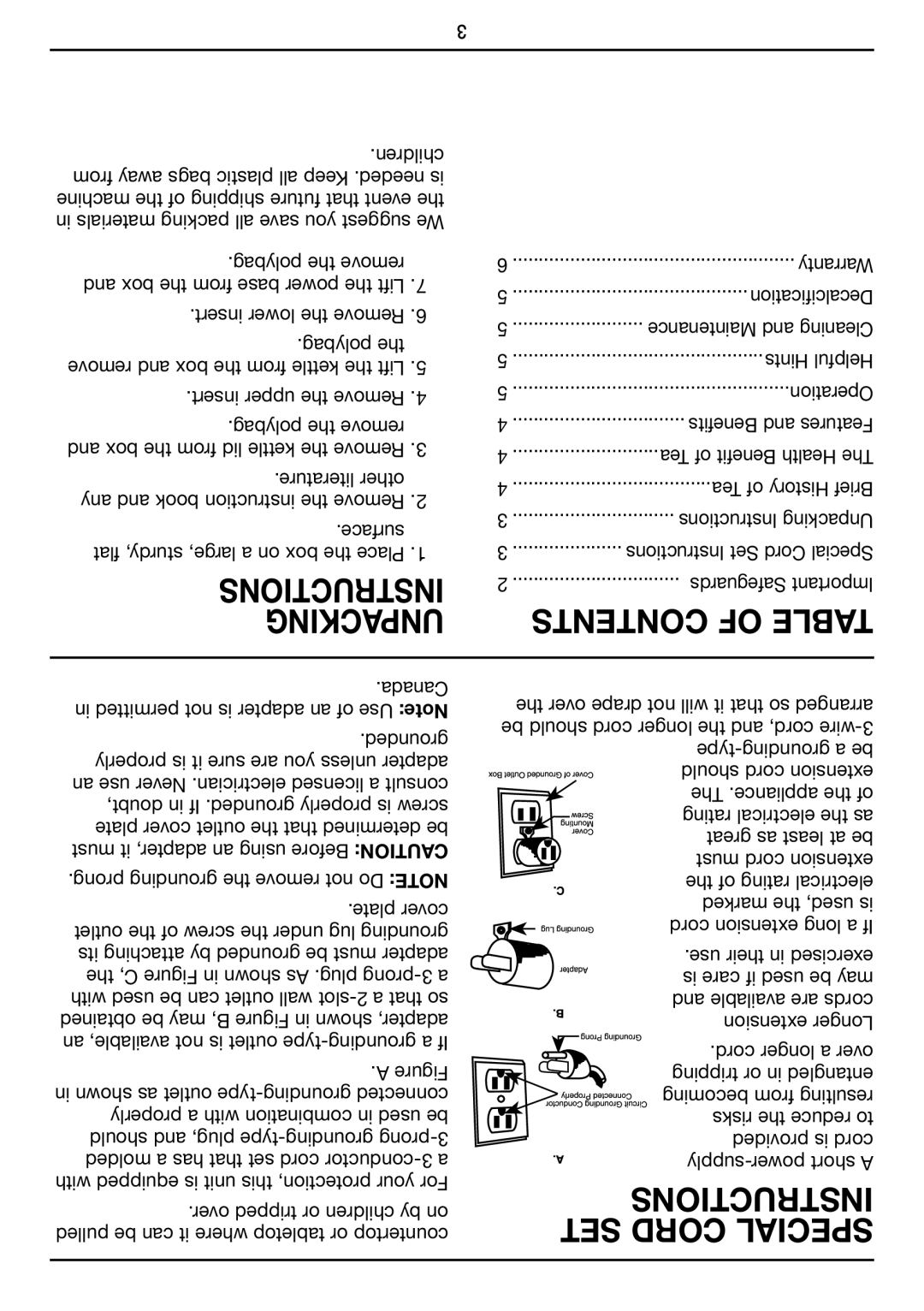 Cuisinart JK-17 manual Instructions 