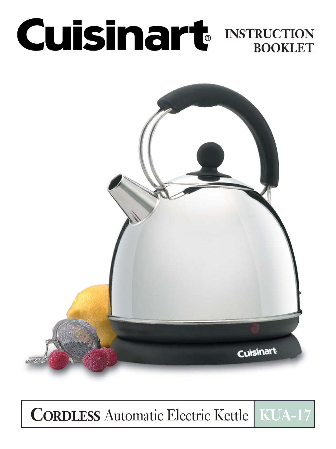 Cuisinart KUA-17 manual 