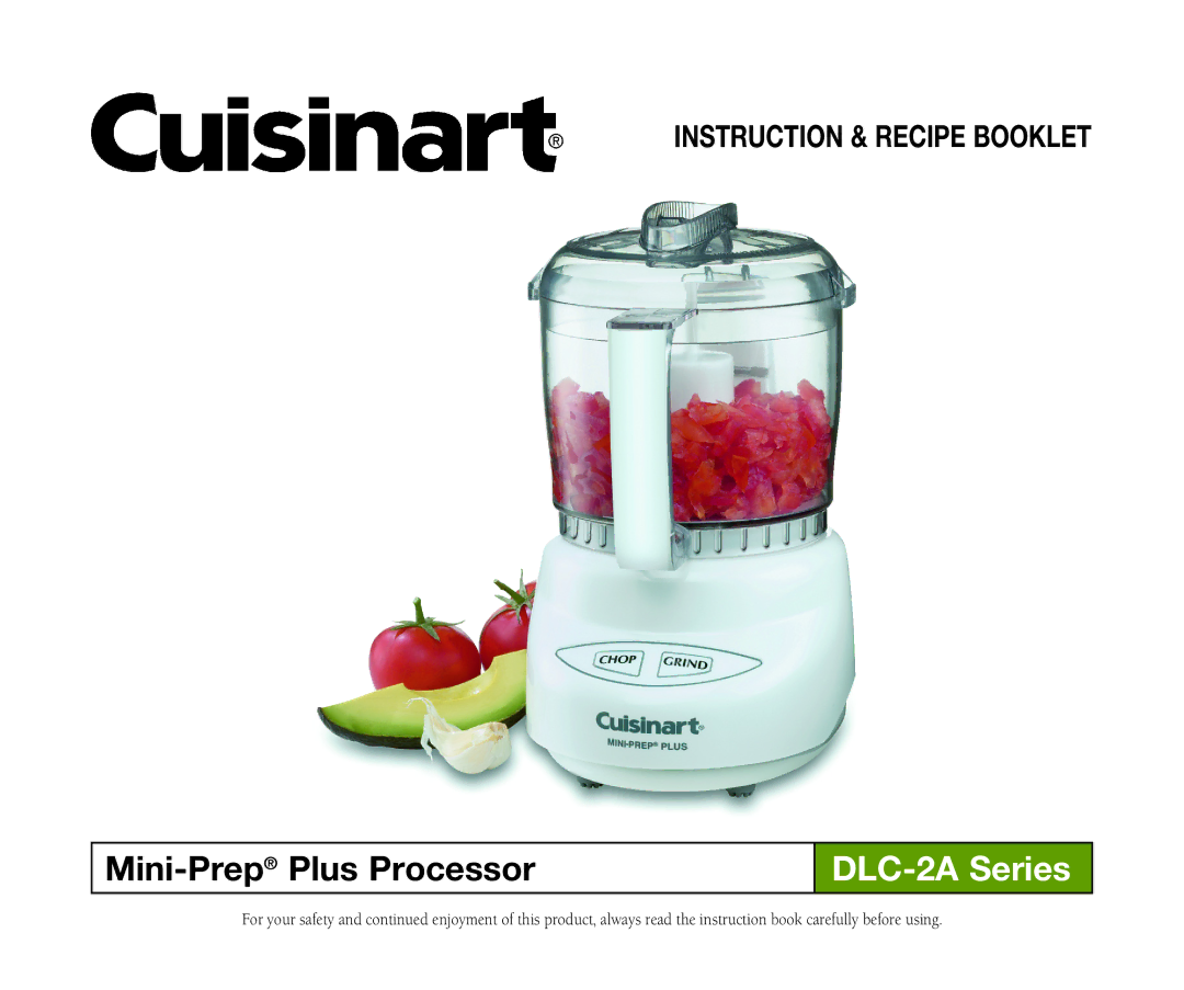 Cuisinart DLC-2A Series, N DLC2AL IB-5719C-ESP, Cuisinart Mini-Prep Plus Processor manual 