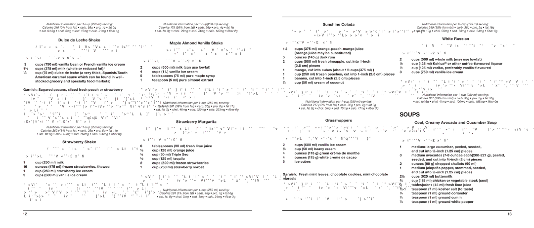 Cuisinart SB-5600C manual Soups 