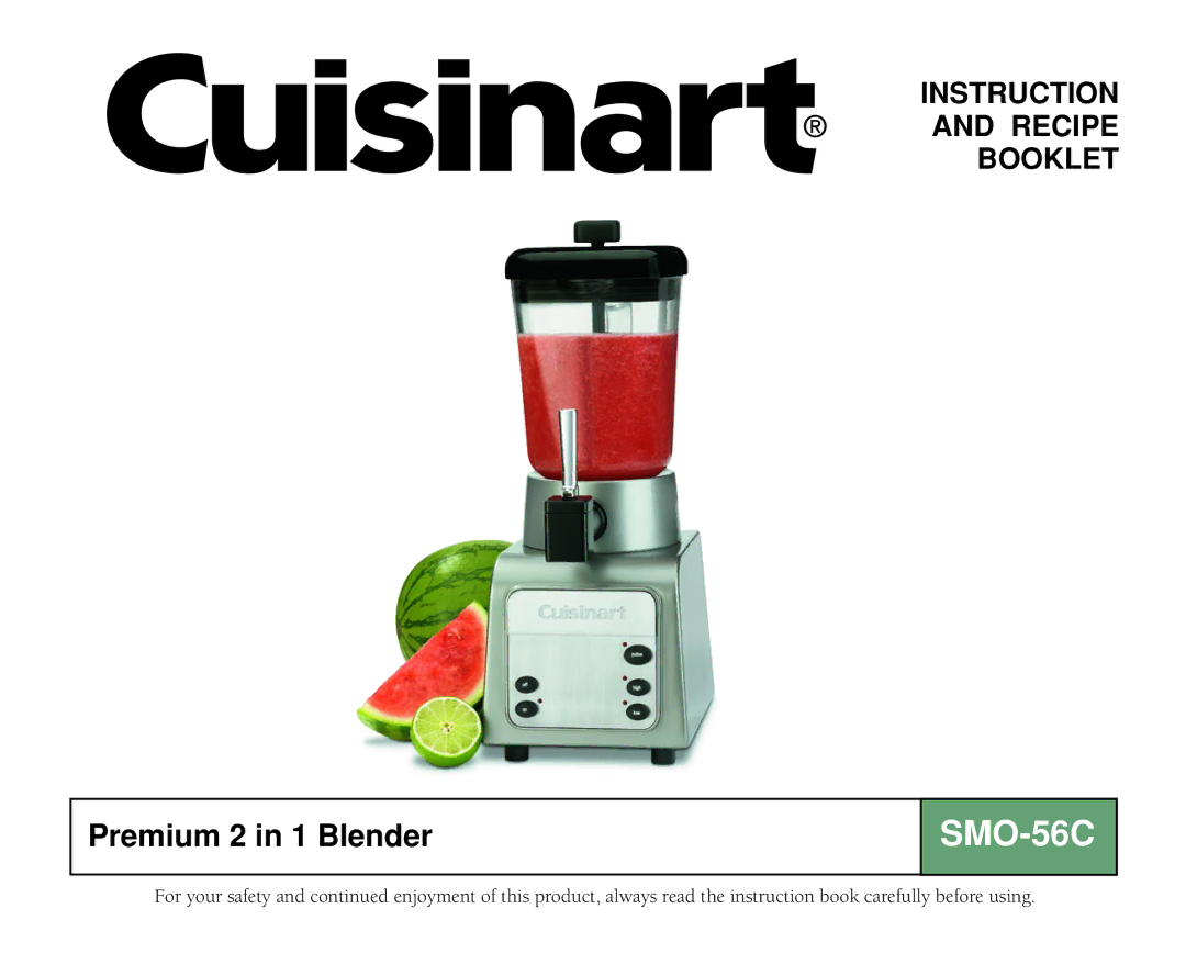 Cuisinart SMO-56C manual 