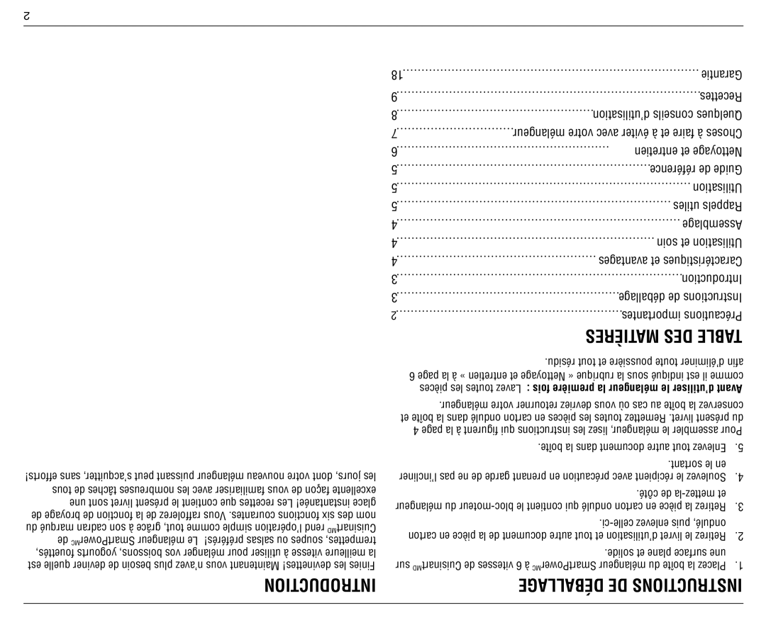 Cuisinart SPB-6C manual Introduction 