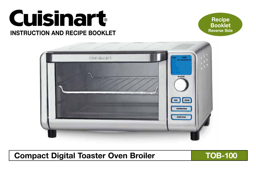 Cuisinart TOB-100 manual 