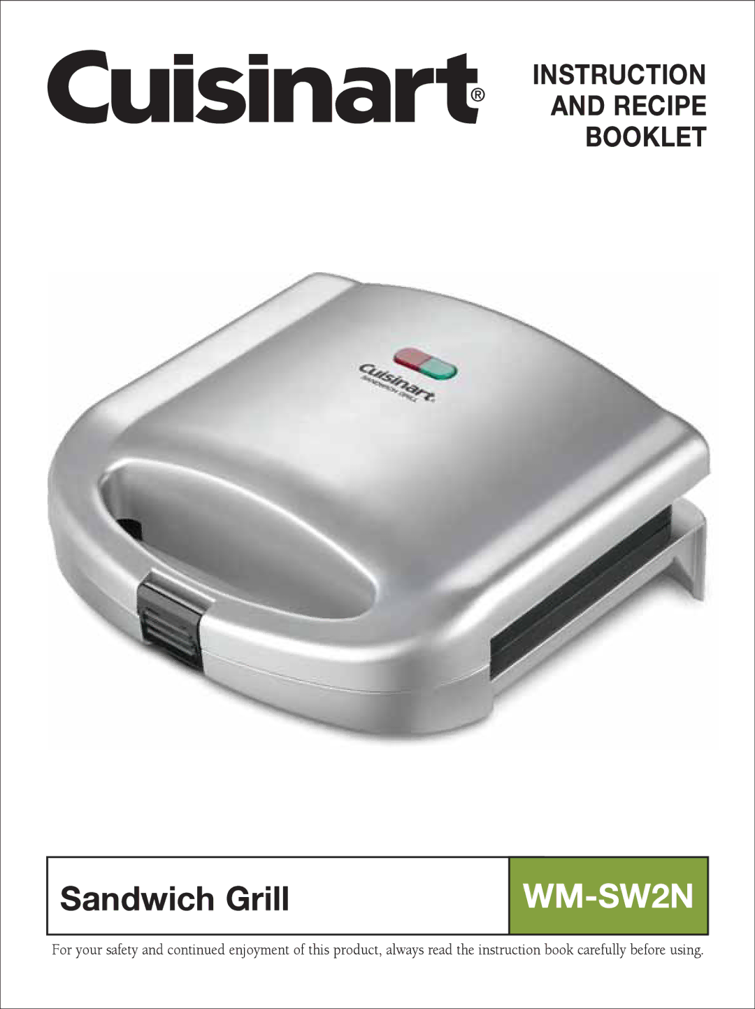 Cuisinart WM-SW2N manual 